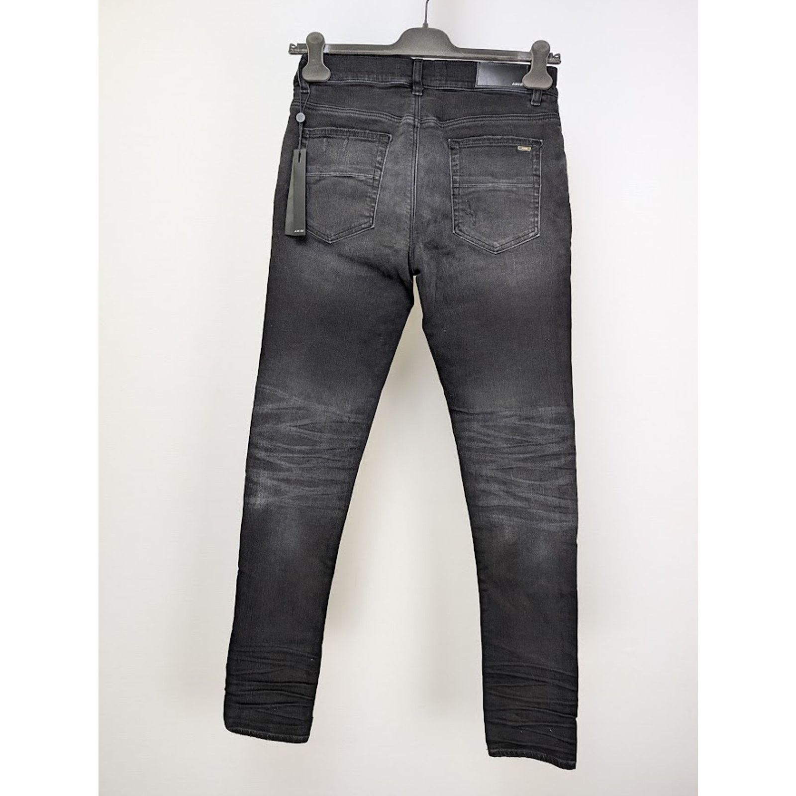 Amiri o1rshd1 Q:2 / MX1 Suede Jean in Vintage Black Size US 36 / EU 52 - 12 Thumbnail