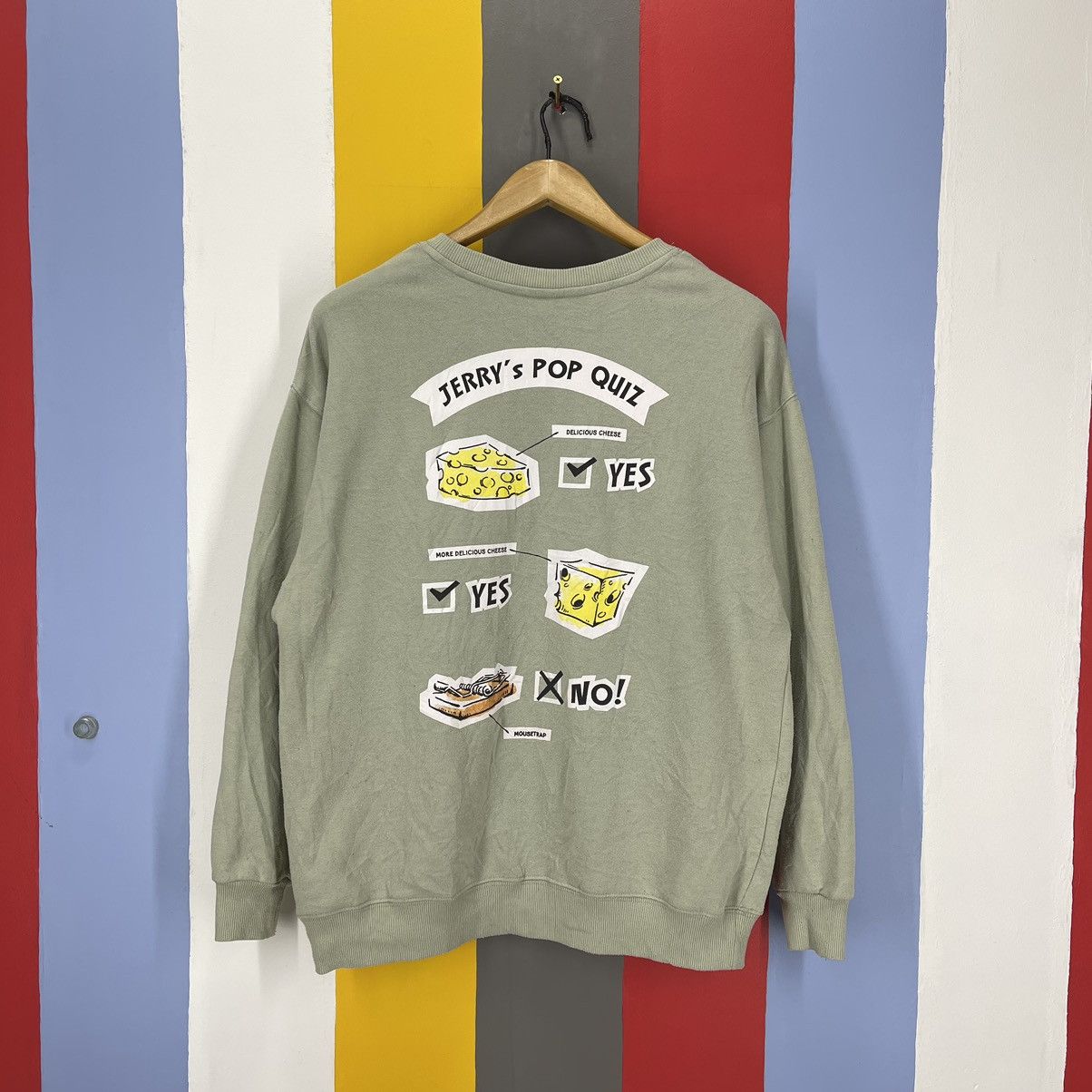 Cartoon Network TOM AND JERRY Crew Neck Sweatshirt #1393/AW Size US M / EU 48-50 / 2 - 1 Thumbnail