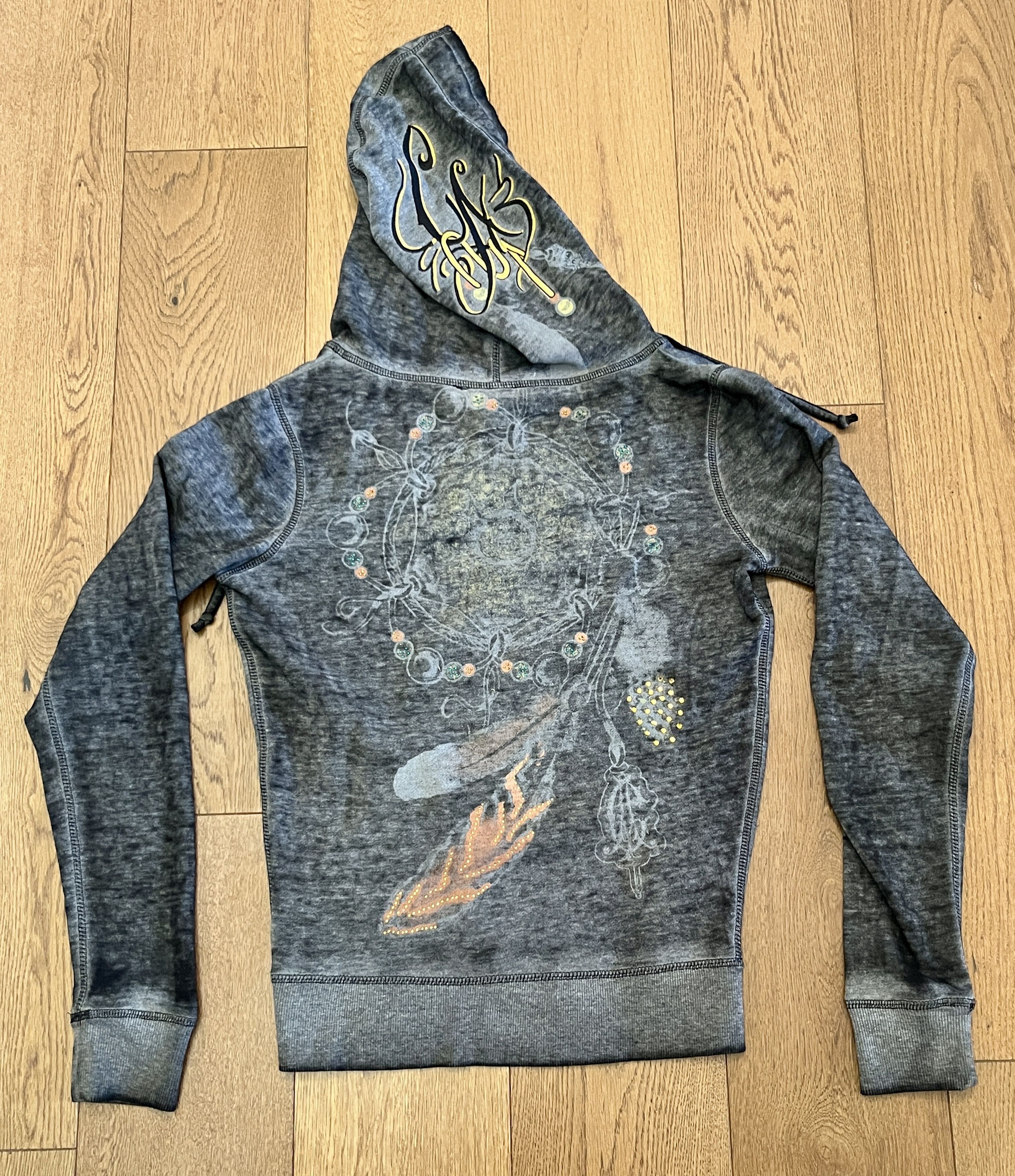 Christian Audigier intage Christian Audigier Dream Catcher Graphic Hoodie XS Size S / US 4 / IT 40 - 4 Thumbnail