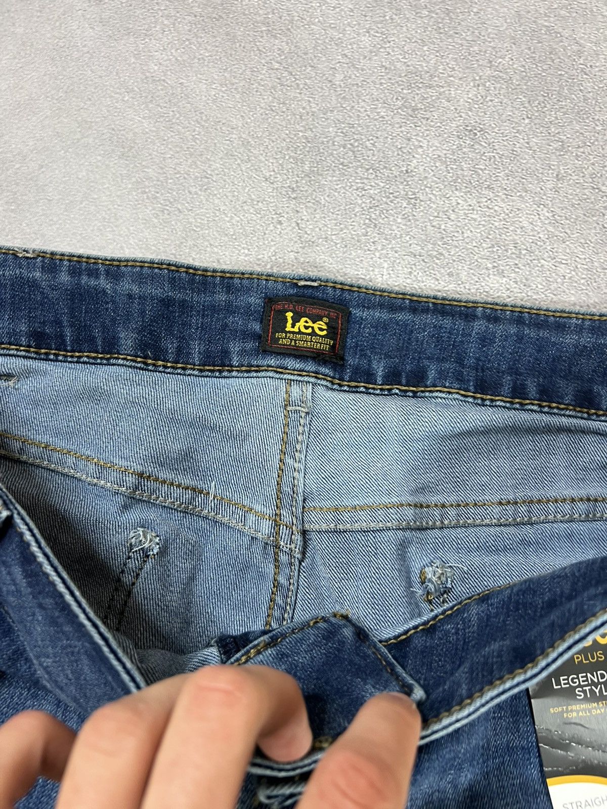 Lee Vintage Rick Owens Junya Watanabe Style Washed Baggy Jeans Size US 38 / EU 54 - 6 Thumbnail