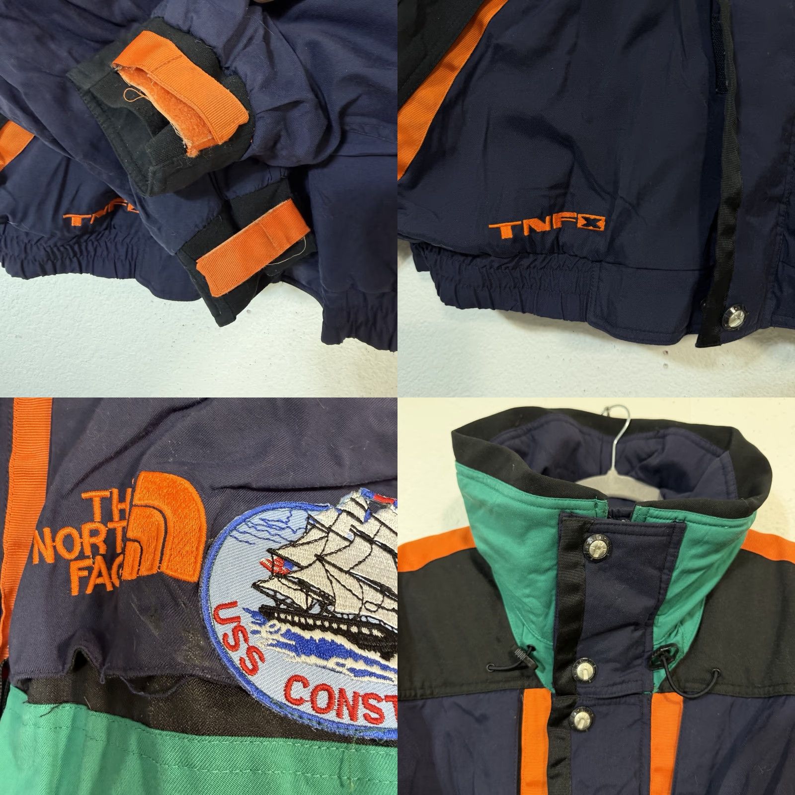 The North Face VINTAGE The North Face Jacket Coat Coat Mens L Blue GoreTex 90s Extreme Gear Ski Weathergear Anorak Winter Size US L / EU 52-54 / 3 - 8 Thumbnail