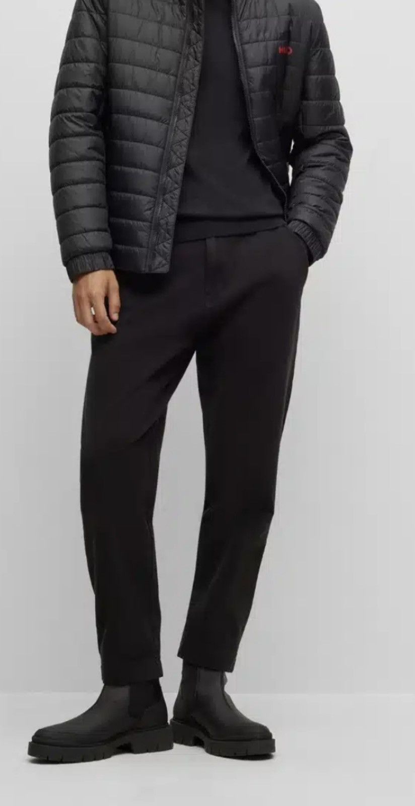 Hugo boss mens black pants Zeebo New 32x32