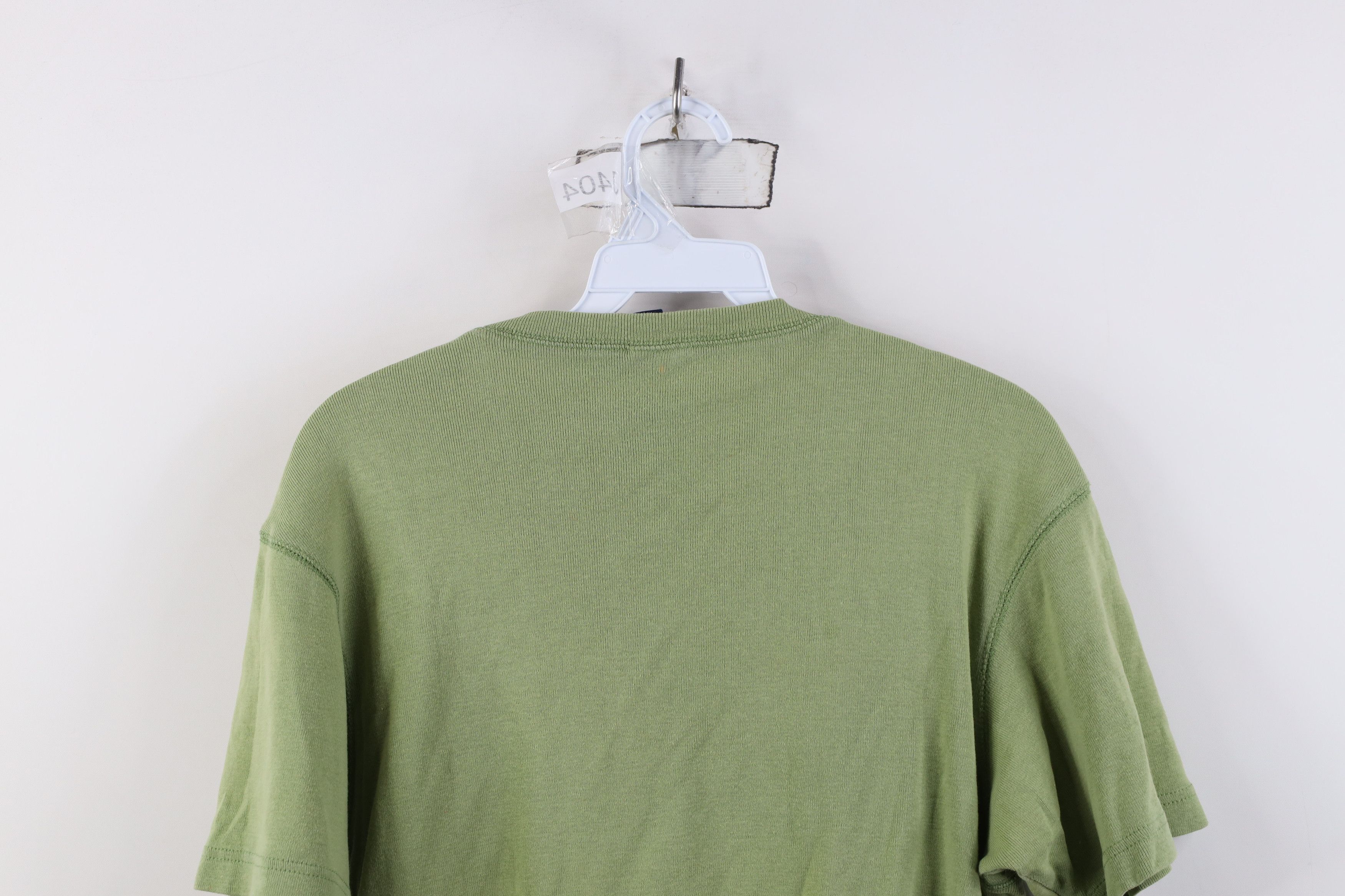 Gap Vintage 90s Gap Blank Babydoll Ribbed Knit T-Shirt Green Size S / US 4 / IT 40 - 10 Thumbnail