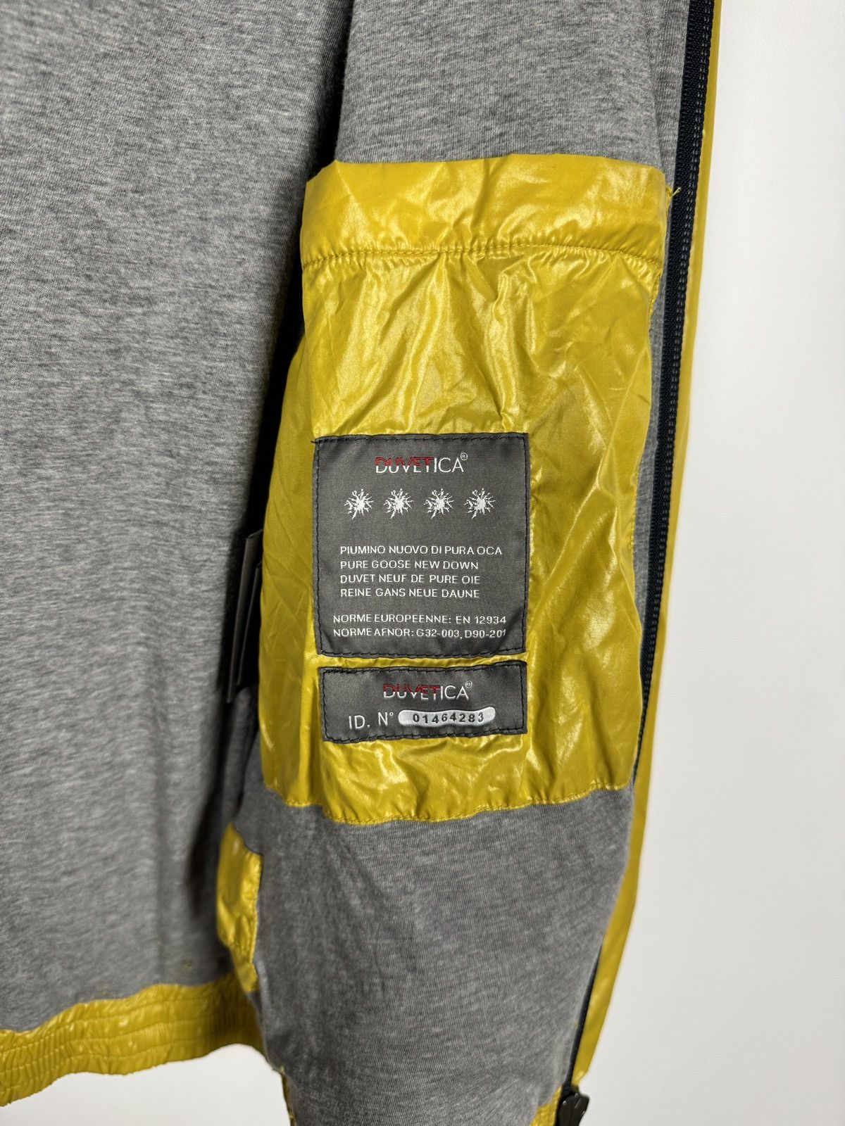 Duvetica Men’s Duvetica Hooded Zip Up Yellow Down Jacket Italy Sz 48 Size US M / EU 48-50 / 2 - 9 Thumbnail
