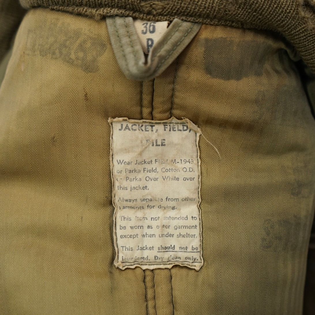 Vintage Vintage 50s Jacket Field Pile O D M-43 Liner Olive Small Size US S / EU 44-46 / 1 - 5 Thumbnail