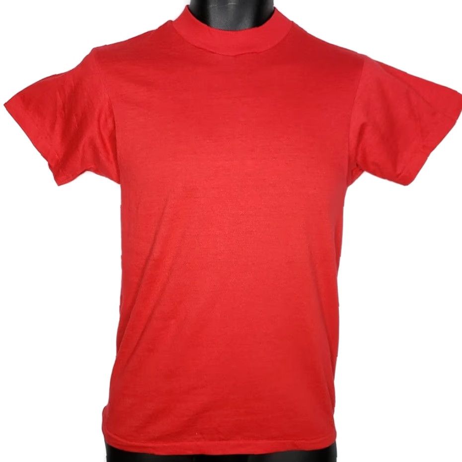 Hanes VINTAGE Mama Lus BBQ T Shirt Mens Size Small Red 80s Ribs 50/50 Made In USA Red Size US S / EU 44-46 / 1 - 3 Thumbnail