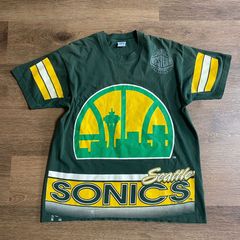 Vintage 1994 Seattle SuperSonics NBA Basketball Graphic T, Grailed