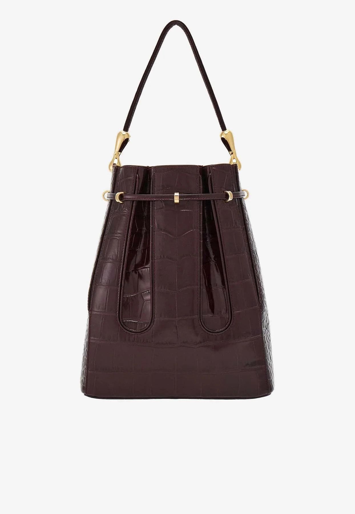 Salvatore Ferragamo o1s1rm0924 Size: OS / Leather Bucket Bag in Burgundy Size ONE SIZE - 2 Thumbnail