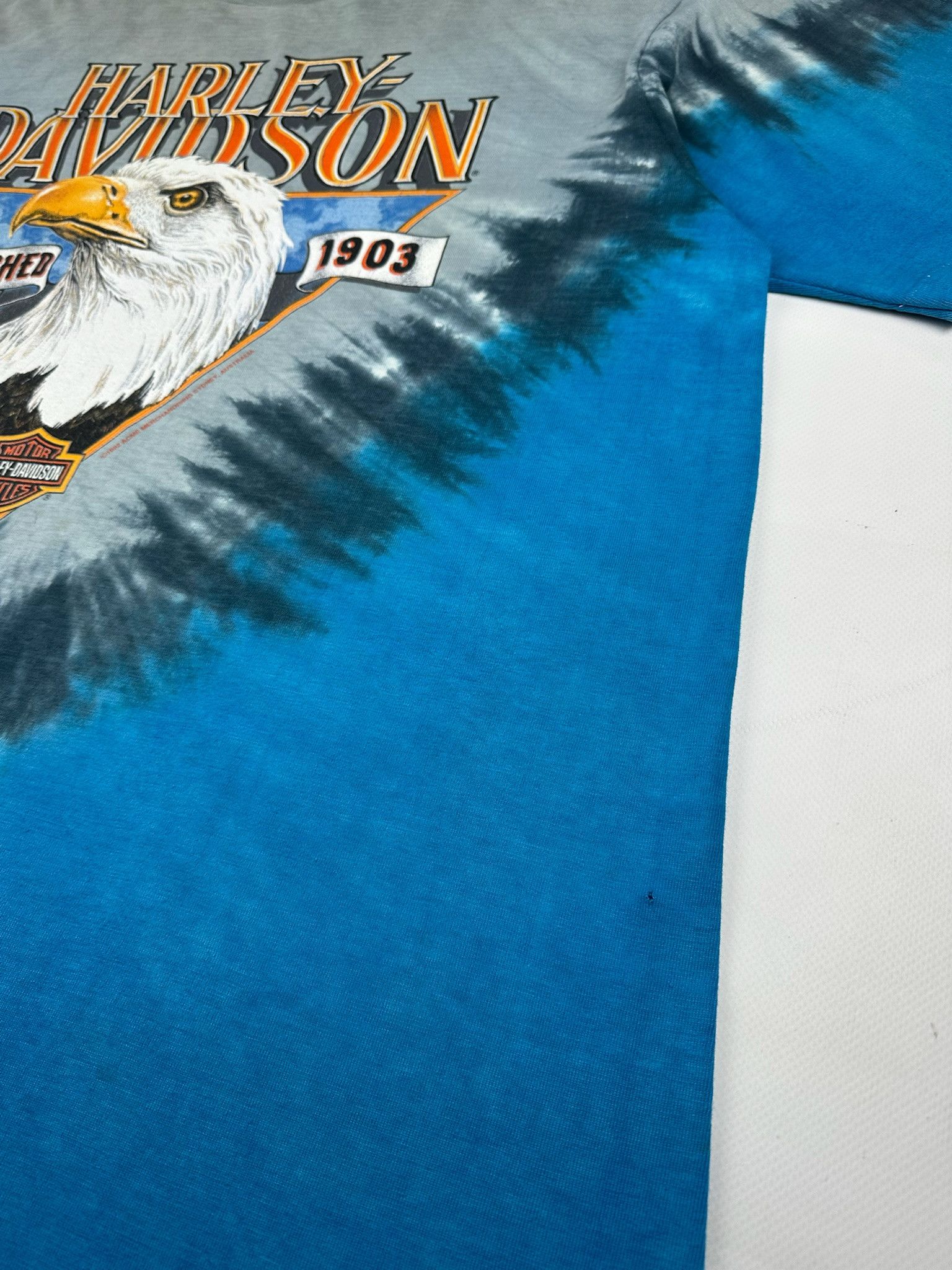 Harley Davidson Harley Davidson vintage t shirt 1992 eagle Size US XL / EU 56 / 4 - 5 Thumbnail