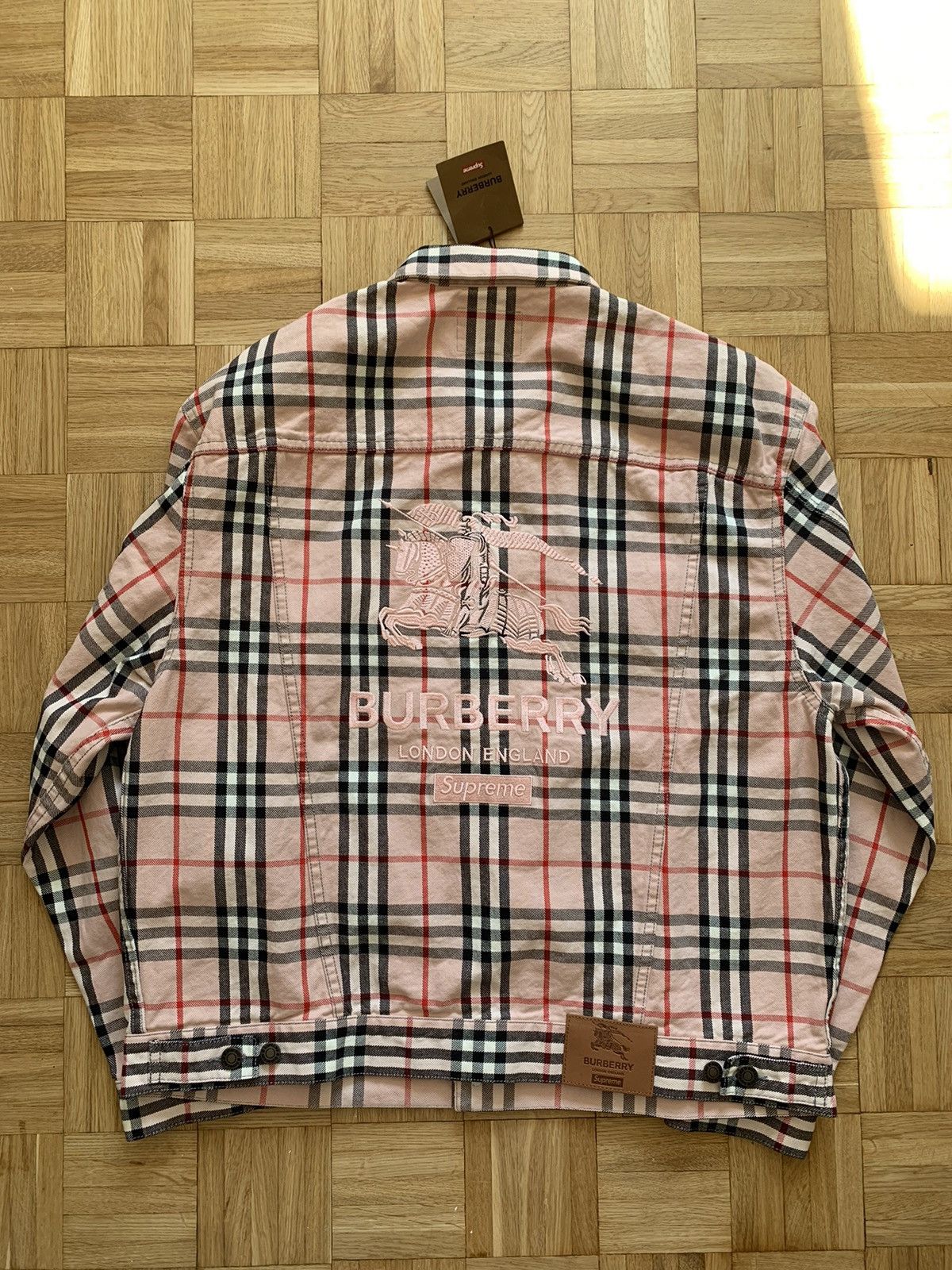 Supreme / Burberry Denim Trucker Jacket（Burberry × Supreme