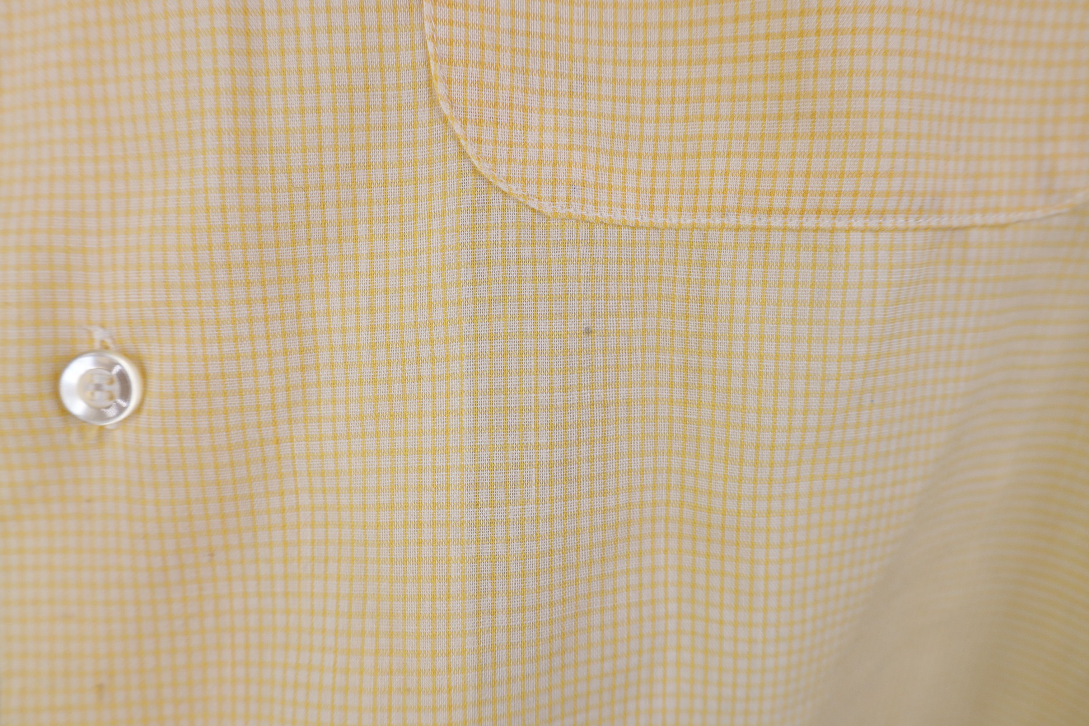 Vintage Vintage 50s 60s Sheer Looped Collar Short Sleeve Shirt Size US M / EU 48-50 / 2 - 5 Thumbnail