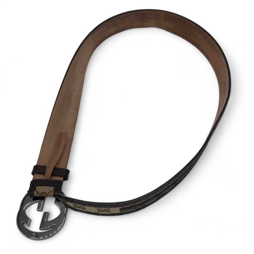 Gucci Gucci - Monogram Big Interlocking Pendant Silver Beige Brown Size ONE SIZE - 6 Thumbnail