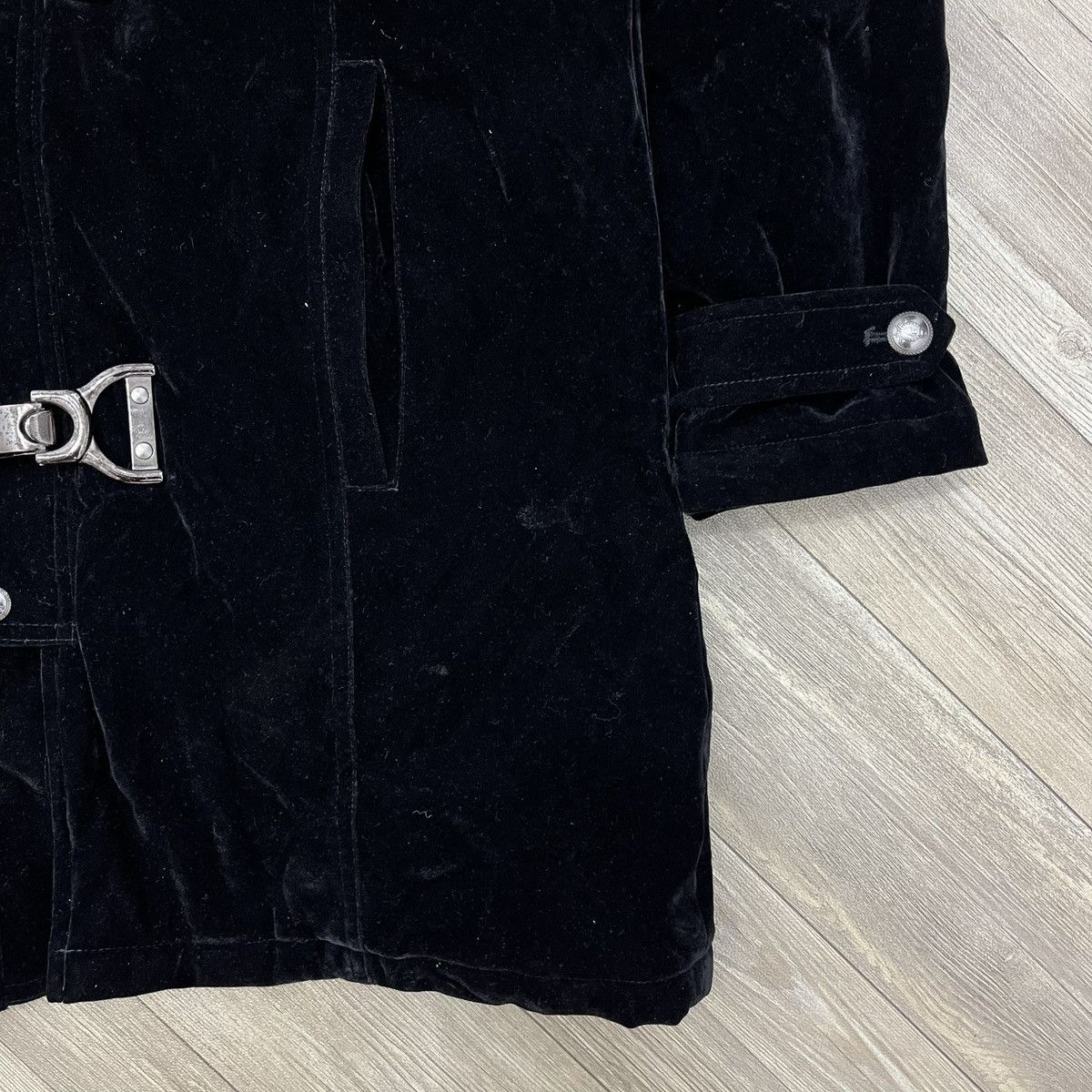 In The Attic In The Attic Velvet Velour Fireman Lgb Faux Fur Jacket Parka Size US L / EU 52-54 / 3 - 5 Thumbnail