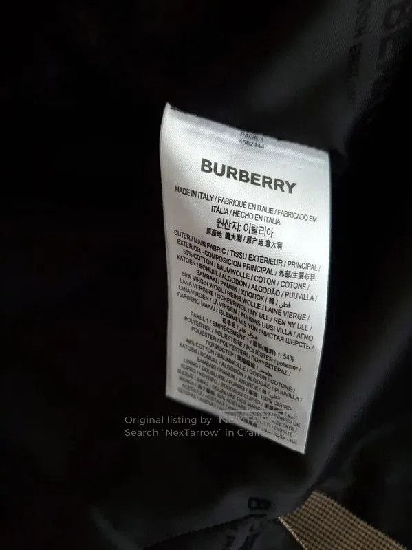 Burberry Burberry Coffee Check Pattern Women's Short Trench Coat. Size M / US 6-8 / IT 42-44 - 8 Thumbnail