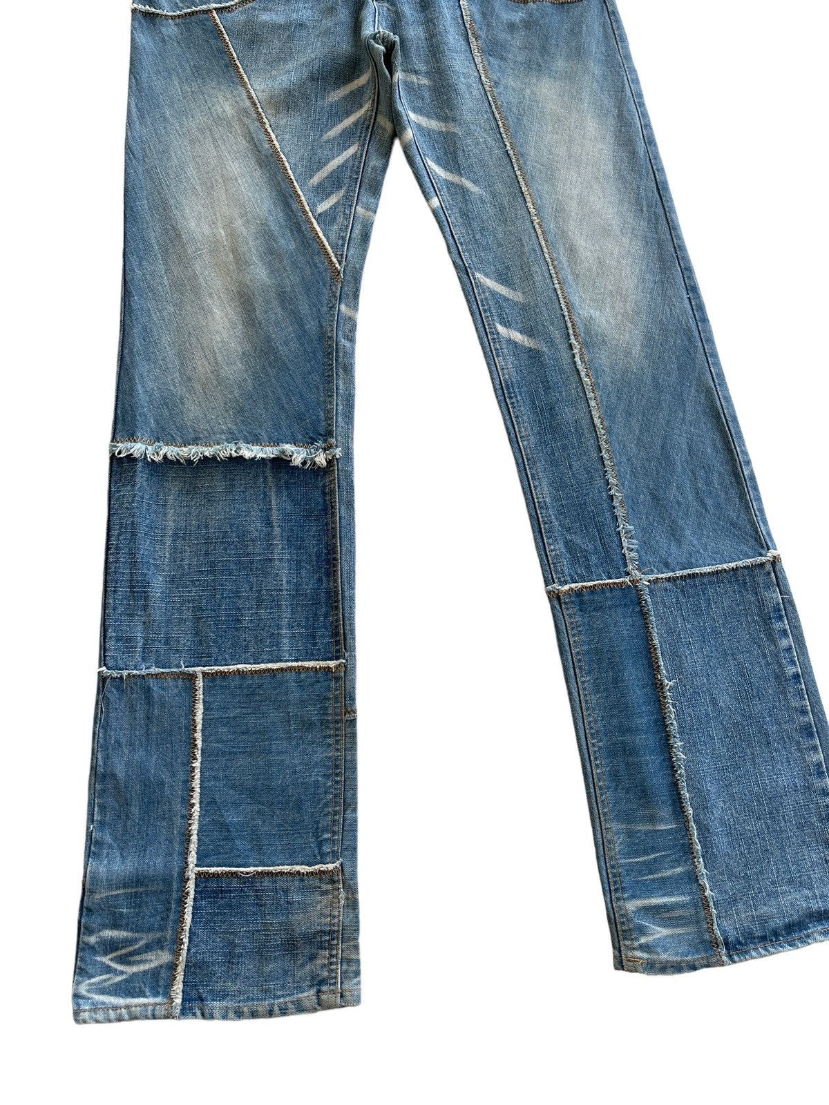 Japanese Brand Vintage Mcdivision Patchwork Distressed Denim Size US 30 / EU 46 - 10 Thumbnail