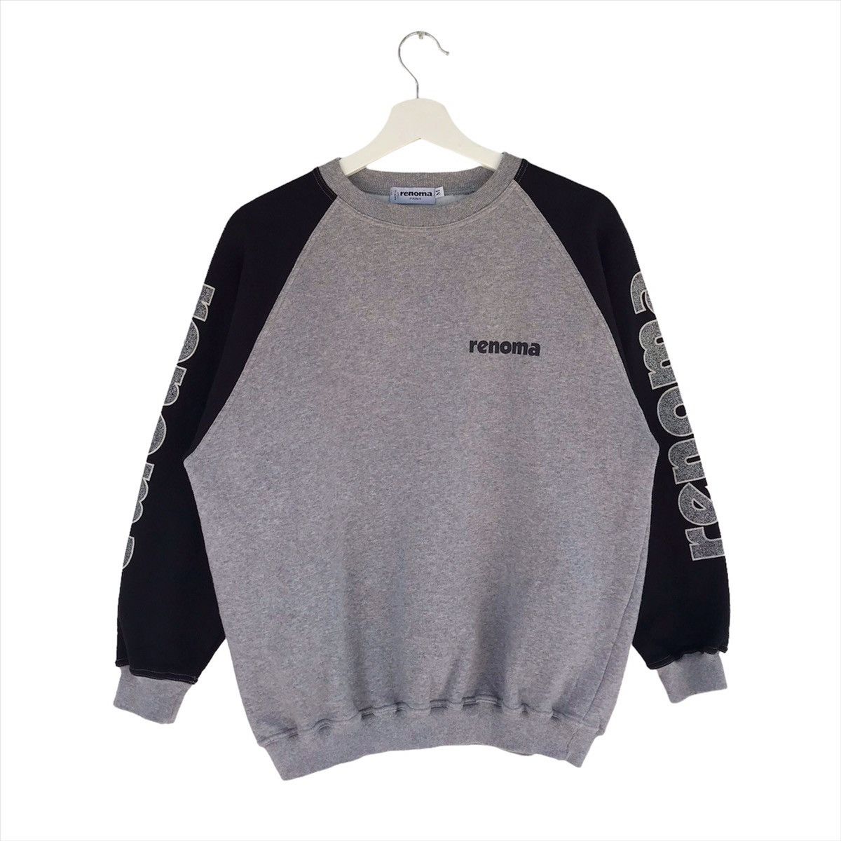 Renoma × Vintage Renoma big side spellout crewneck sweatshirt Size US M / EU 48-50 / 2 - 1 Thumbnail