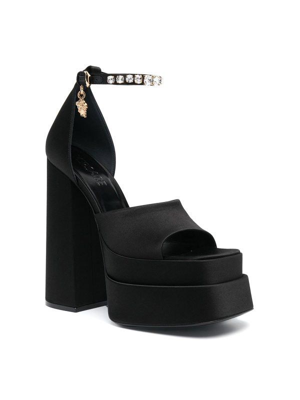 Versace o1y0226 Ankle Strap Sandals in Black Size US 9 / IT 39 - 2 Thumbnail