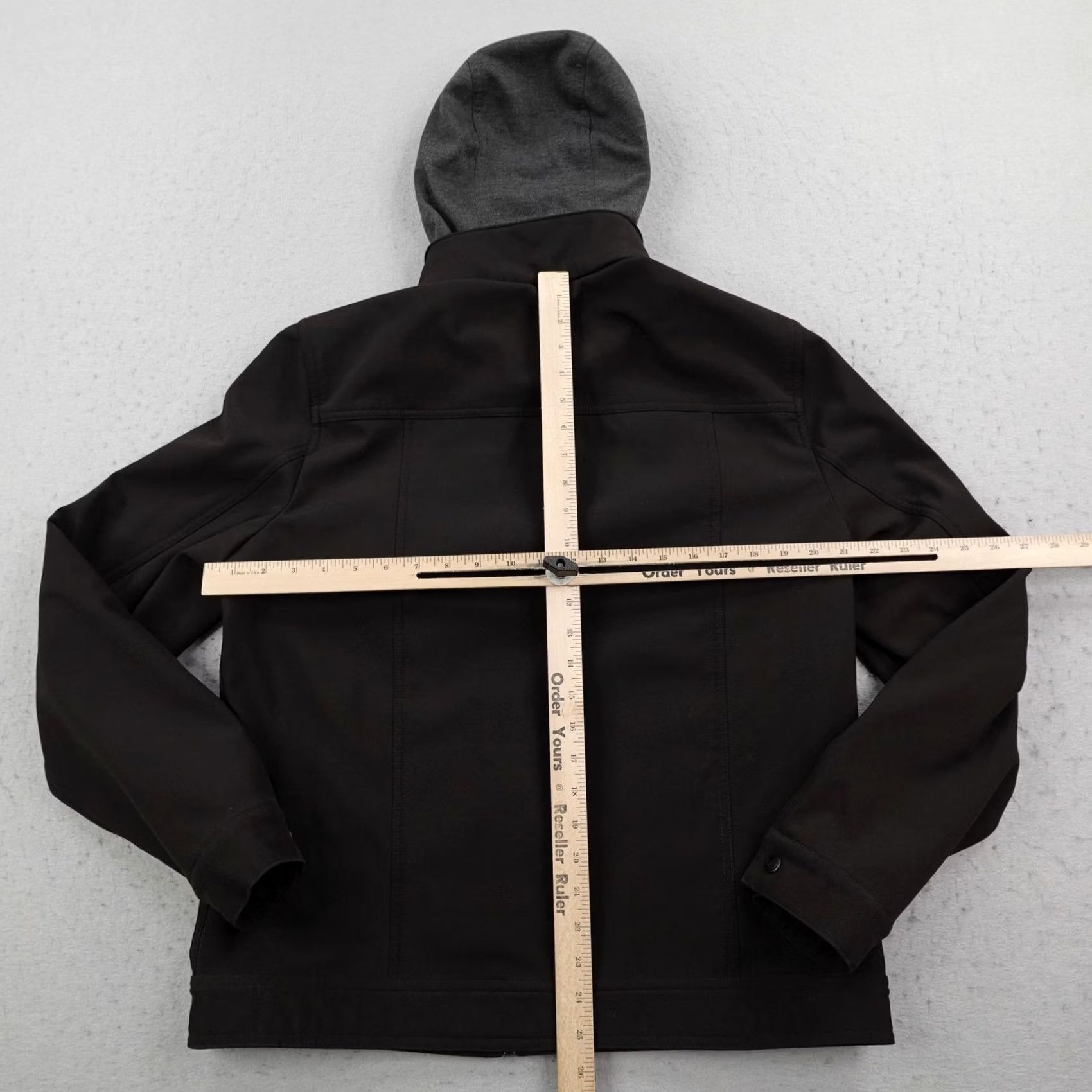 Levi's Levi's Jacket Mens Medium Black Softshell Fleece Lined Full Zip Trucker Coat Size US M / EU 48-50 / 2 - 5 Thumbnail