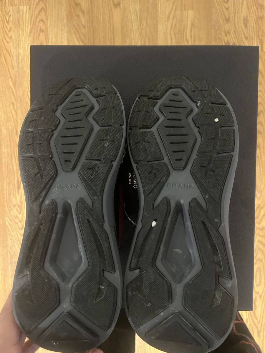Prada Prada Systeme Brushed Leather Derby Sneakers Sz UK 10 US 11 Size US 11 / EU 44 - 10 Thumbnail