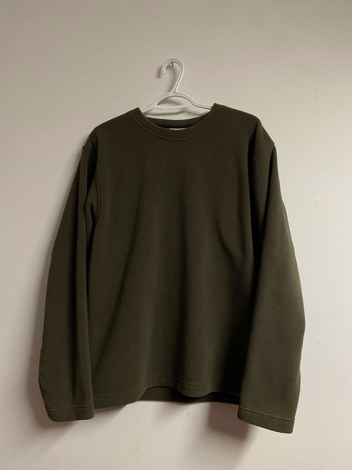 L.L. Bean × Vintage y2k LL Bean Forest Green Fleece Crewneck Size US M / EU 48-50 / 2 - 1 Thumbnail