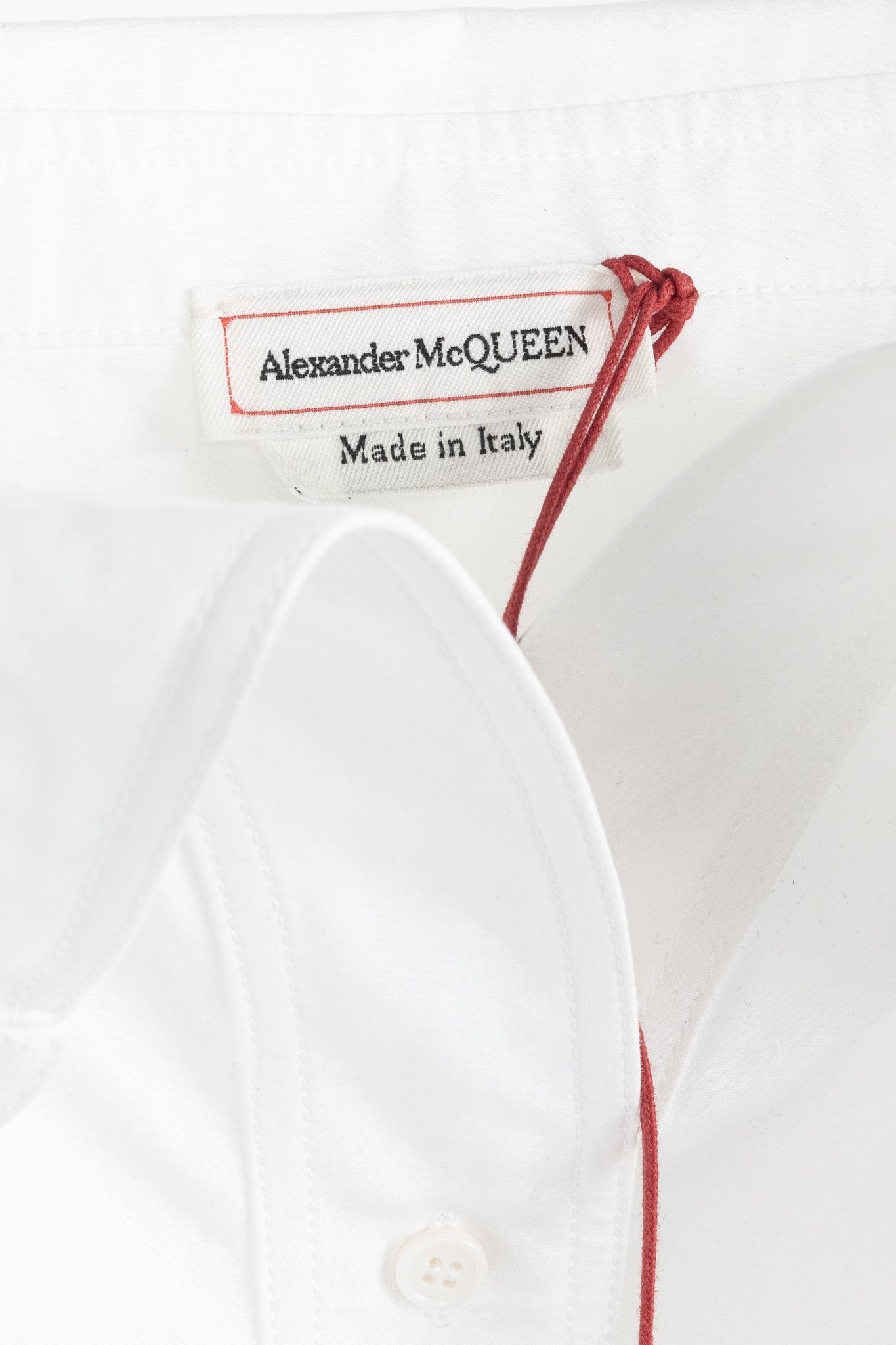 Alexander McQueen Alexander McQueen White Deconstructed Buttoned Peplum Shirt Size M / US 6-8 / IT 42-44 - 4 Thumbnail
