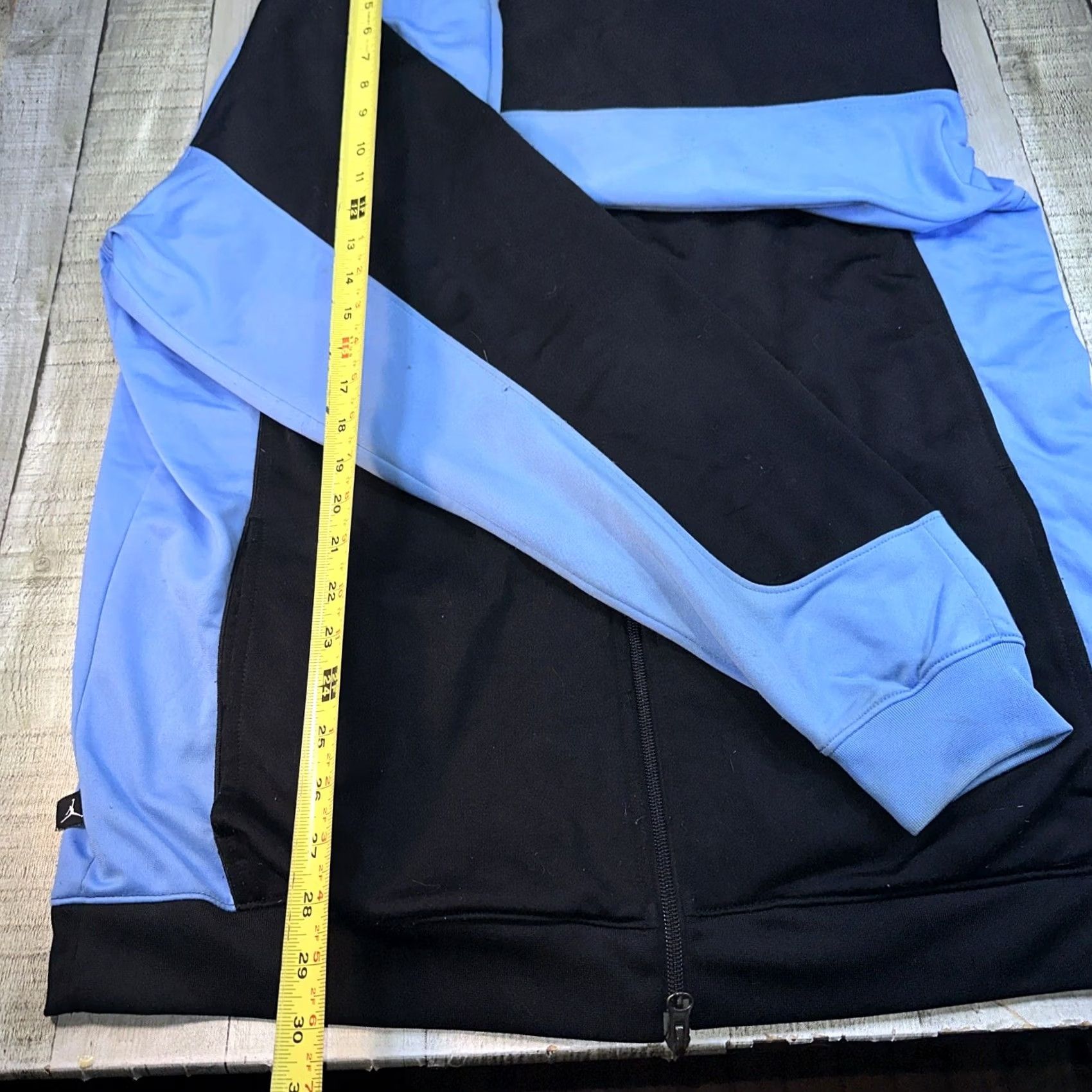Jordan Brand VINTAGE Jordan Jumpman Basketball Jacket Mens L Black Blue Track Size US L / EU 52-54 / 3 - 5 Thumbnail