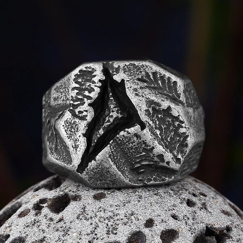 Japanese Brand × Jewelry × Vintage Hole Stainless Steel Ring Size ONE SIZE - 1 Thumbnail