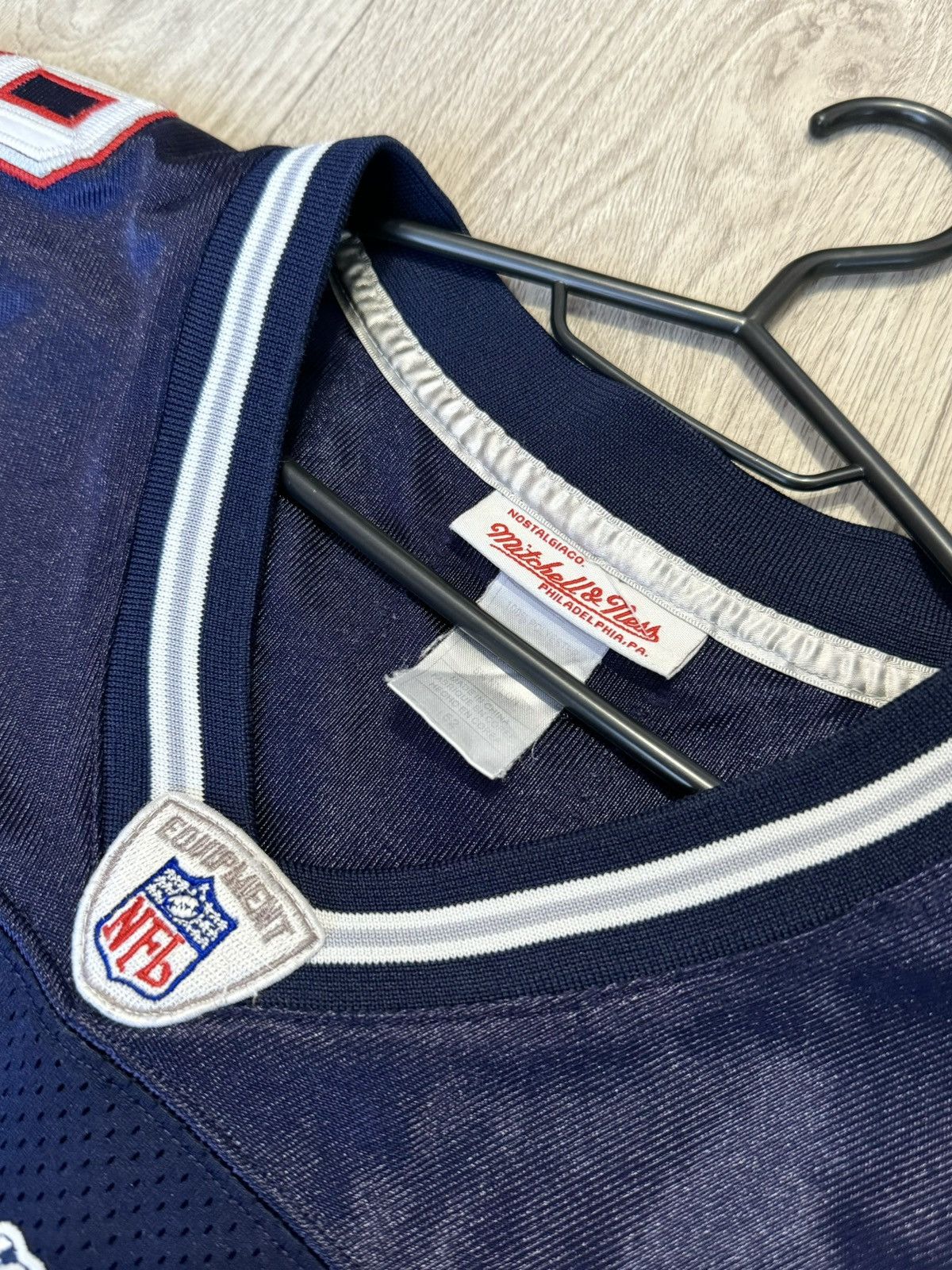 Mitchell & Ness 🔷Vintage Mitchell & Ness Patriots #39 NFL Jersey 90s🔷 Size US L / EU 52-54 / 3 - 6 Thumbnail