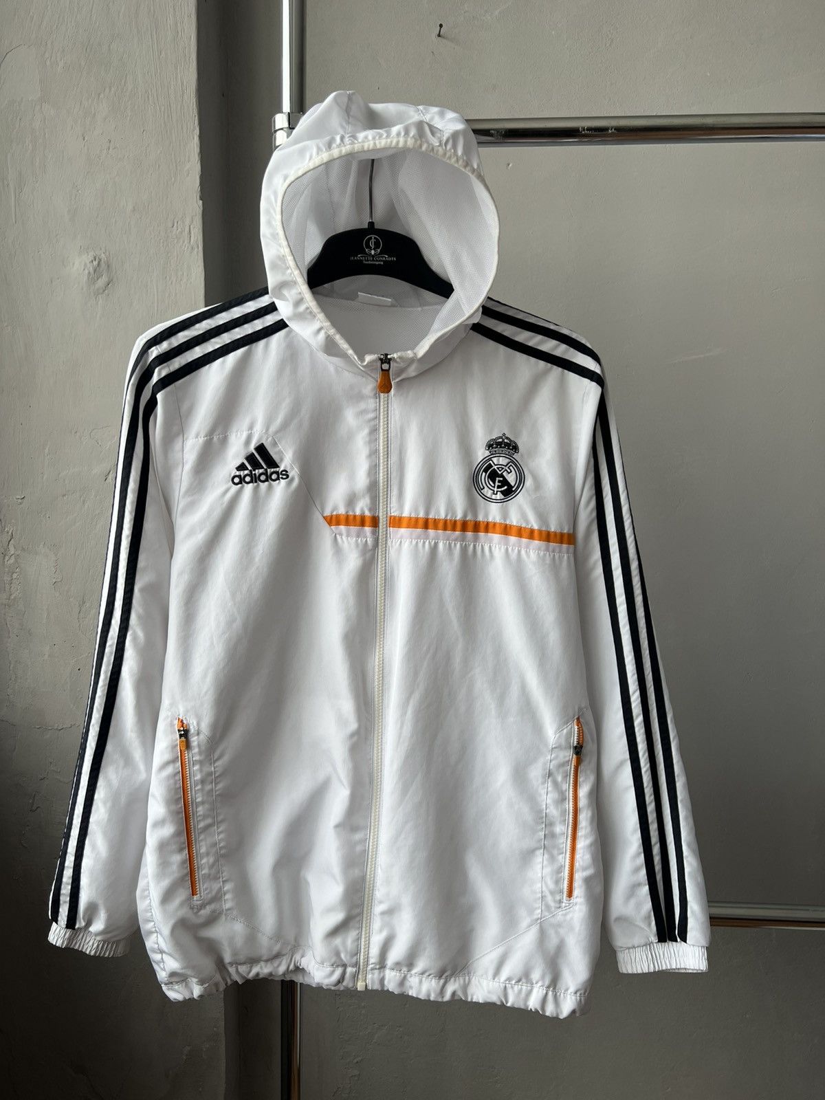 Adidas 2013 REAL MADRID TRAINING TRAVEL SOCCER FOOTBALL JACKET SZ L Size US L / EU 52-54 / 3 - 5 Thumbnail