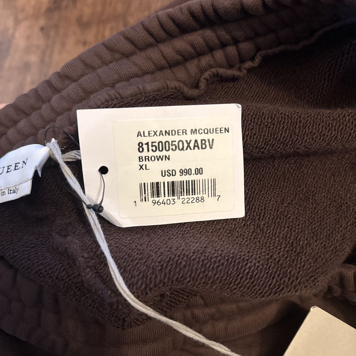 Alexander McQueen Alexander McQueen Brown Joggers Size US 35 - 7 Thumbnail