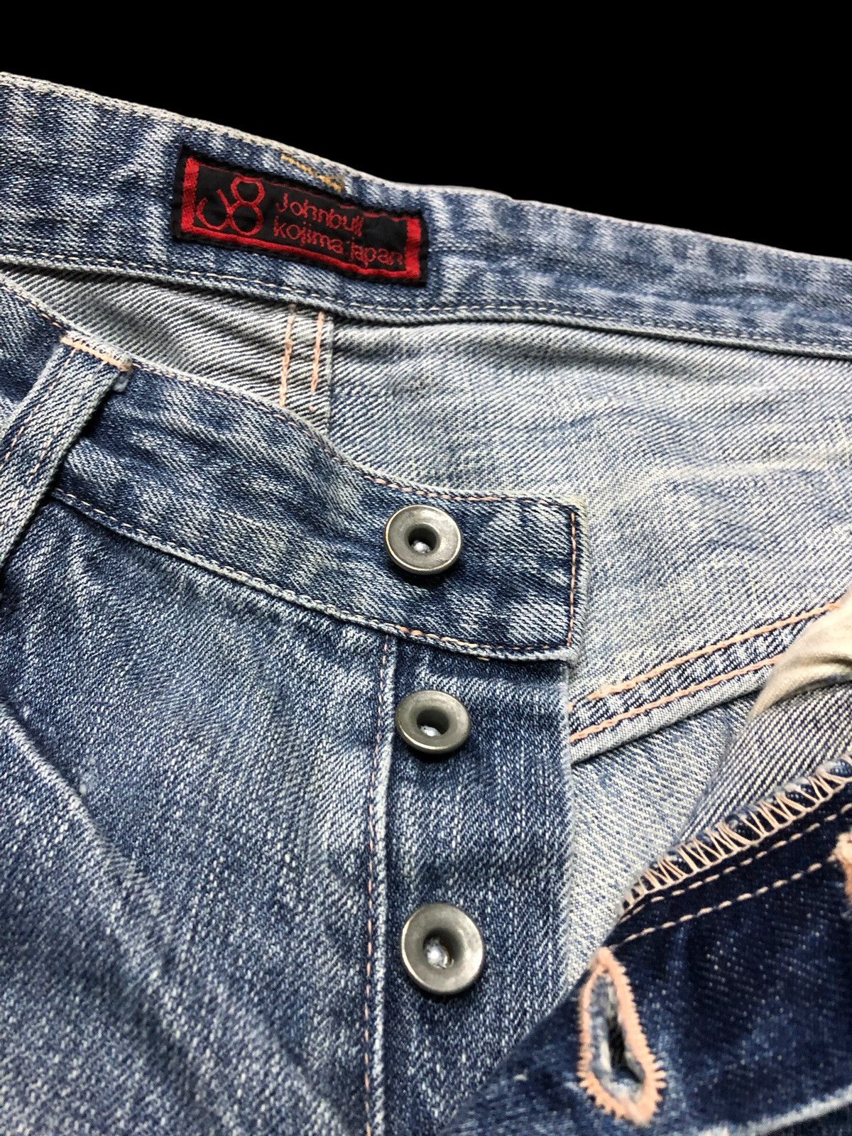 Johnbull SPECIAL DESIGN DISTRESSED SELVEDGE DENIM Size US 31 - 7 Thumbnail