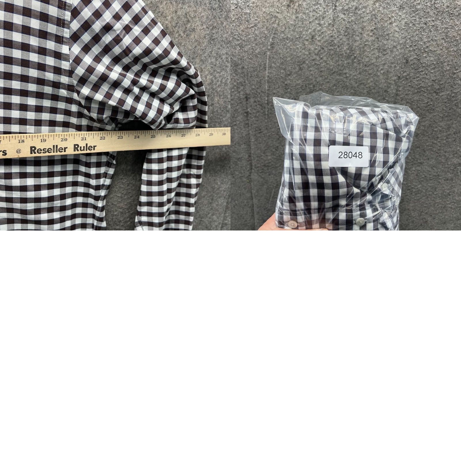 Brooks Brothers VINTAGE Brooks Brothers 1818 Shirt Mens Large Brown White Button-Down Gingham Preppy Size US L / EU 52-54 / 3 - 9 Thumbnail