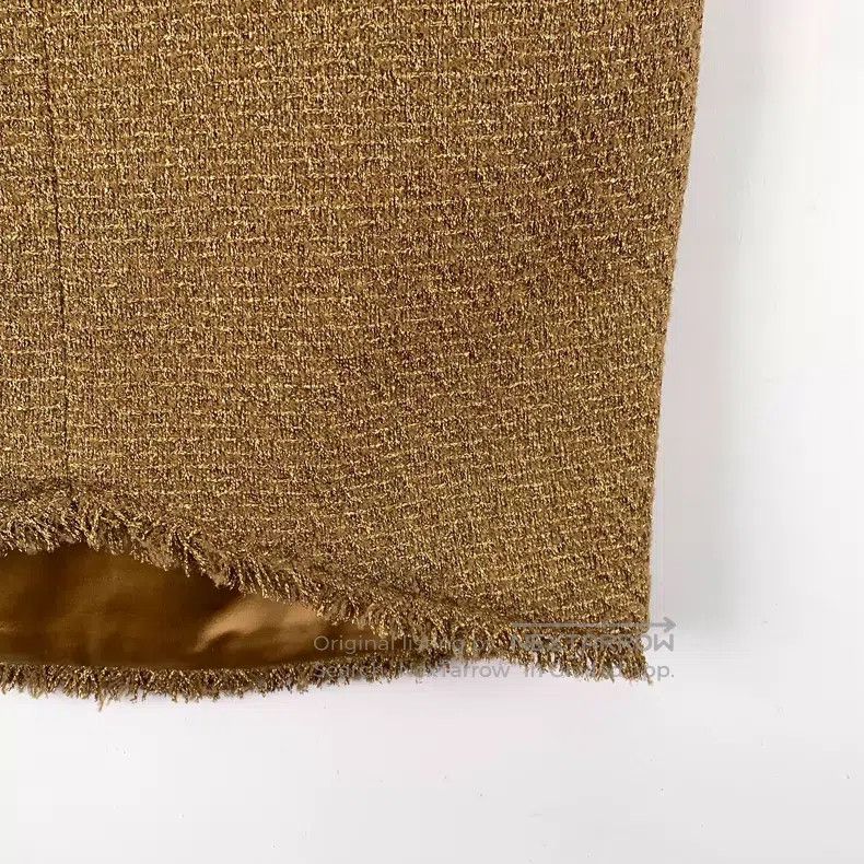 Chanel Chanel Egyptian Craft Workshop Series Golden Woven Tweed T Size 25" / US 0 / IT 36 - 4 Thumbnail
