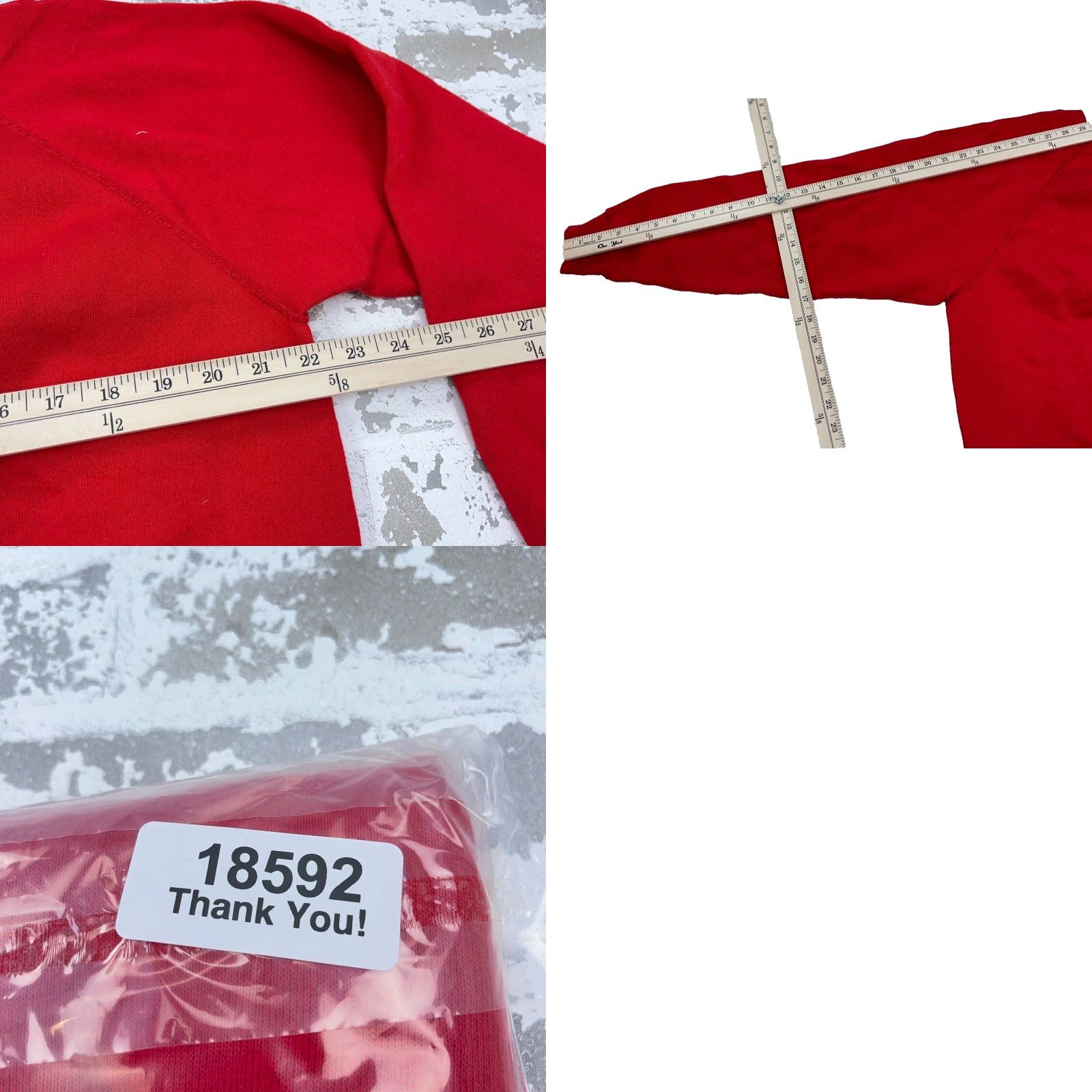 Tultex VINTAGE Tultex 90s Red Sweatshirt Men Large Pullover Fleece Crewneck Heavyweight Classic Retro USA Size US L / EU 52-54 / 3 - 8 Thumbnail