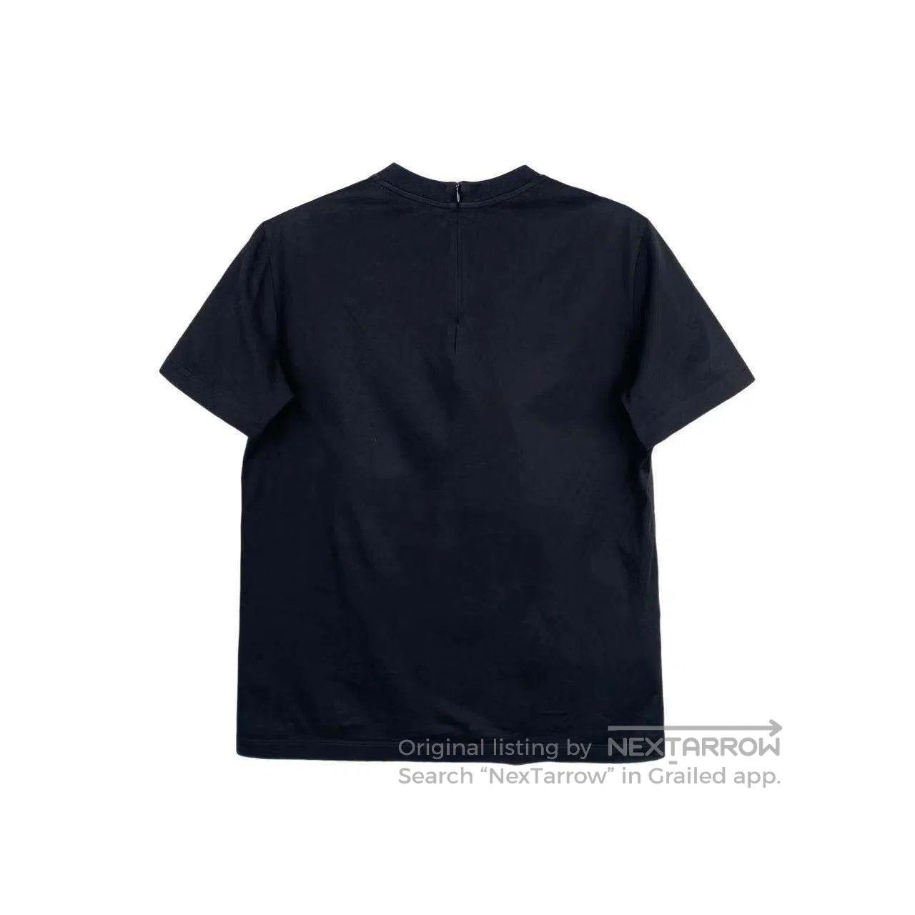 Prada Prada 23SS letter logo splicing crew neck short sleeves| Size XS / US 0-2 / IT 36-38 - 2 Thumbnail