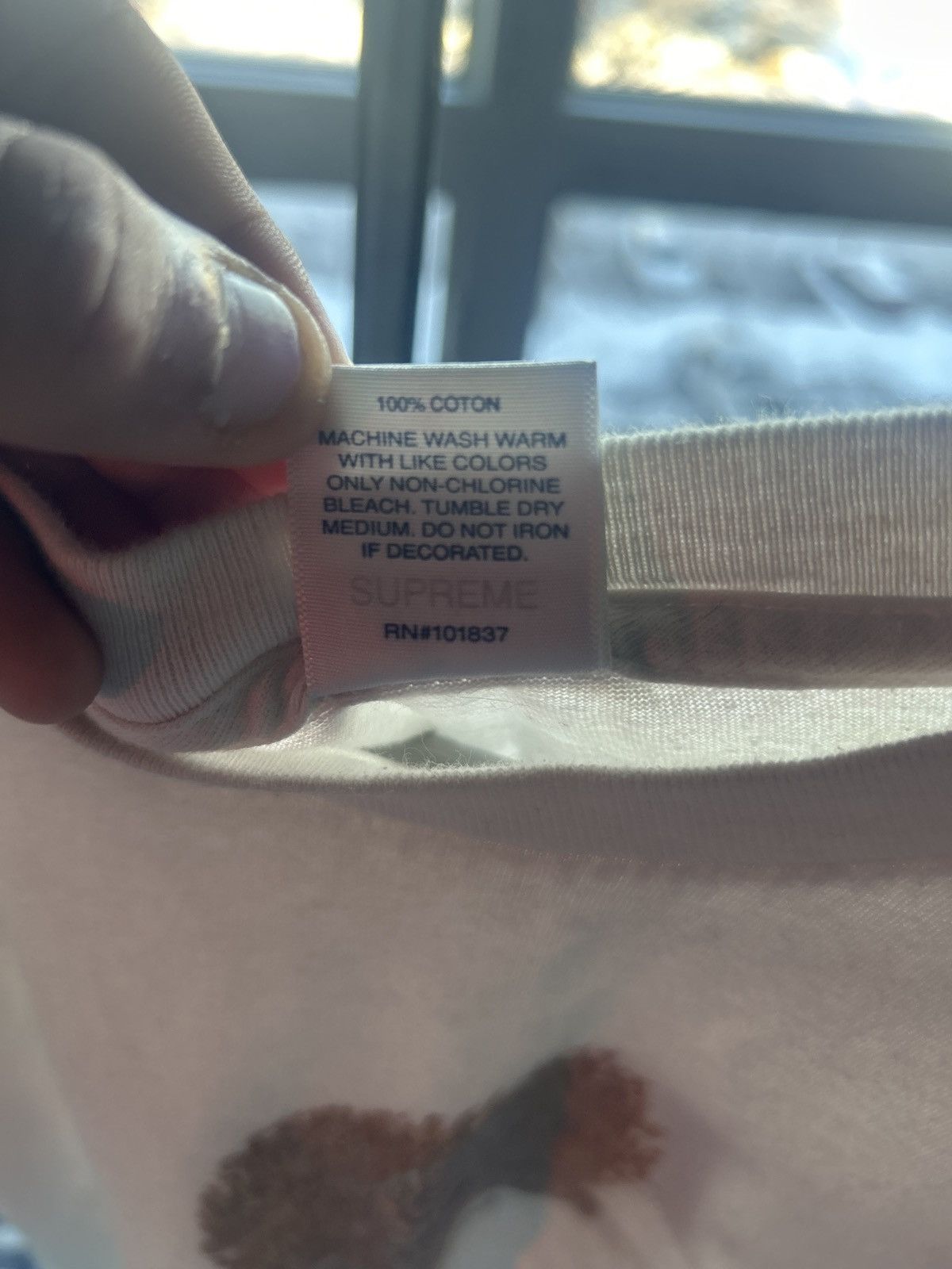 Supreme Supreme Person Tee SS22 Size US L / EU 52-54 / 3 - 3 Thumbnail