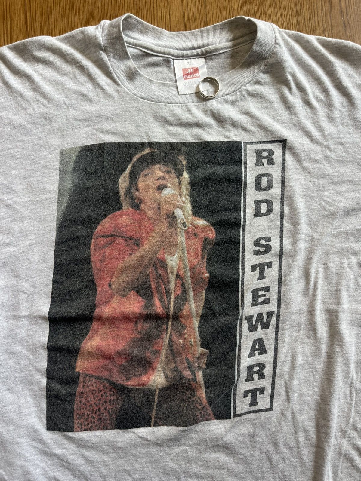 Band Tees Vintage ROD STEWART Spanner Tour 95’s RDS DUBLIN Tshirt Size US XL / EU 56 / 4 - 6 Thumbnail