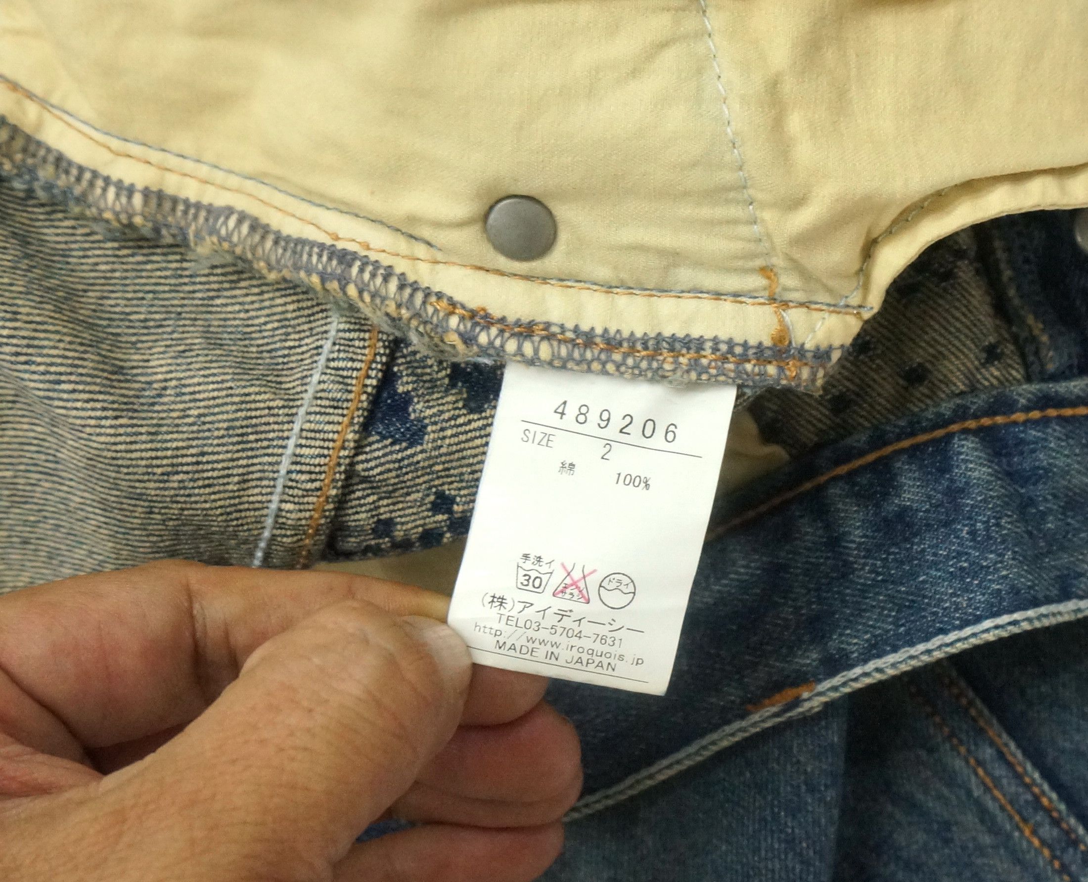 Iroquois Japan 🔴IROQUOIS Made in Japan 🎌 Native Vintage Buttonfly Jeans Size US 32 / EU 48 - 9 Thumbnail