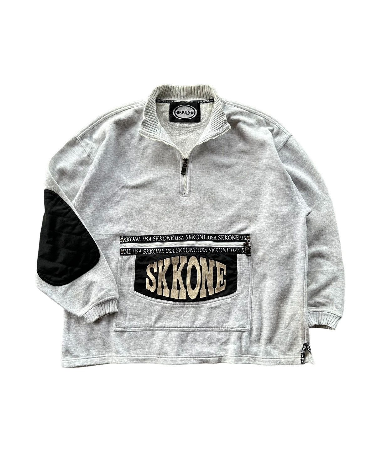 Vintage Rare Vintage Skkone Sweatshirt Half Zipper Vintage Size US XXL / EU 58 / 5 - 1 Thumbnail
