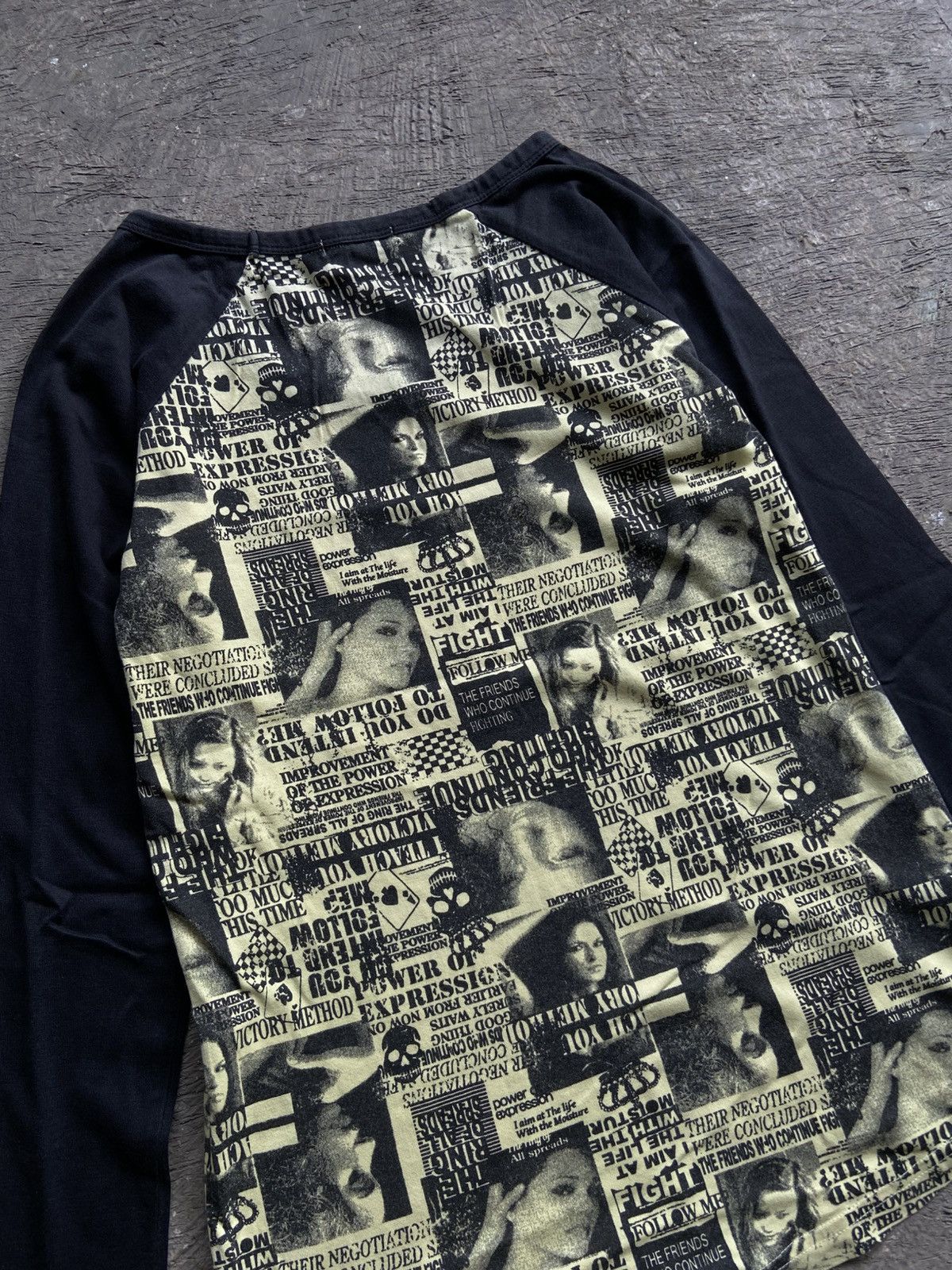 Hysteric Glamour 2000s Colza - Vkei Style Printed Long Sleeve Tee Size L / US 10 / IT 46 - 9 Thumbnail
