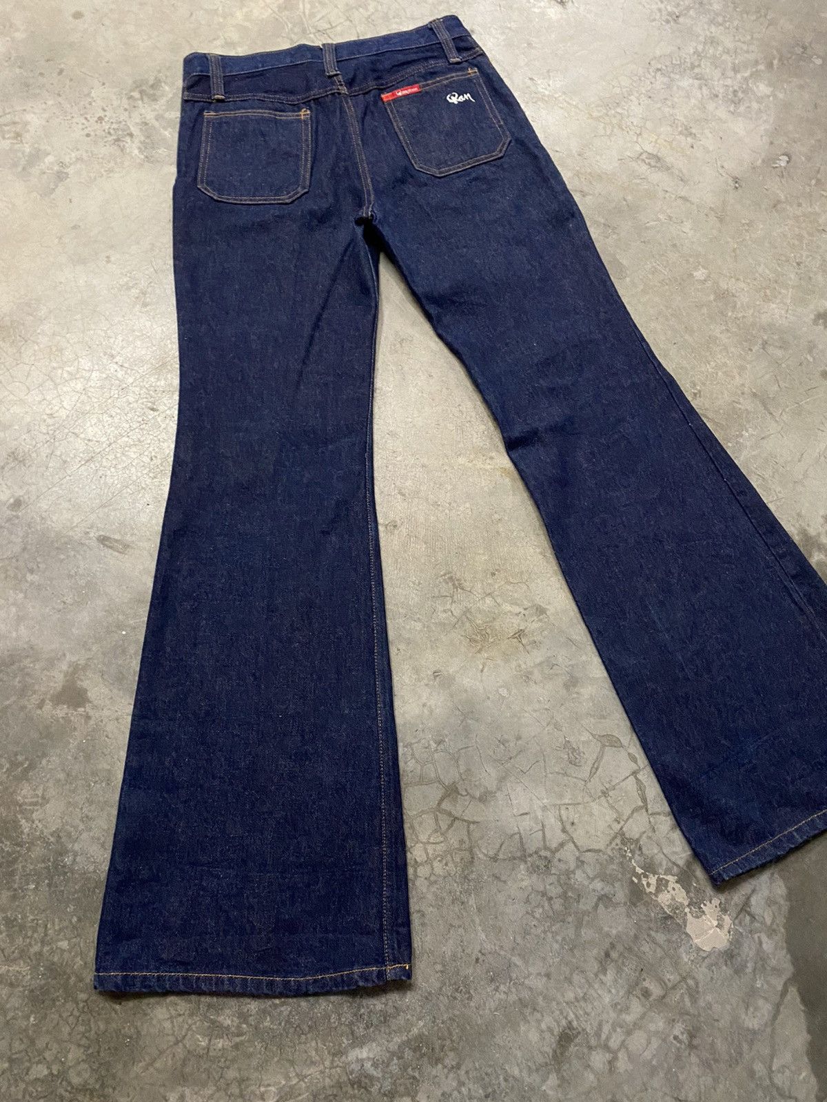 If Six Was Nine × Japanese Brand × Vintage Flare Jeans Vintage Japanese Sakamoto Bush Pant Jeans Size US 29 - 2 Thumbnail