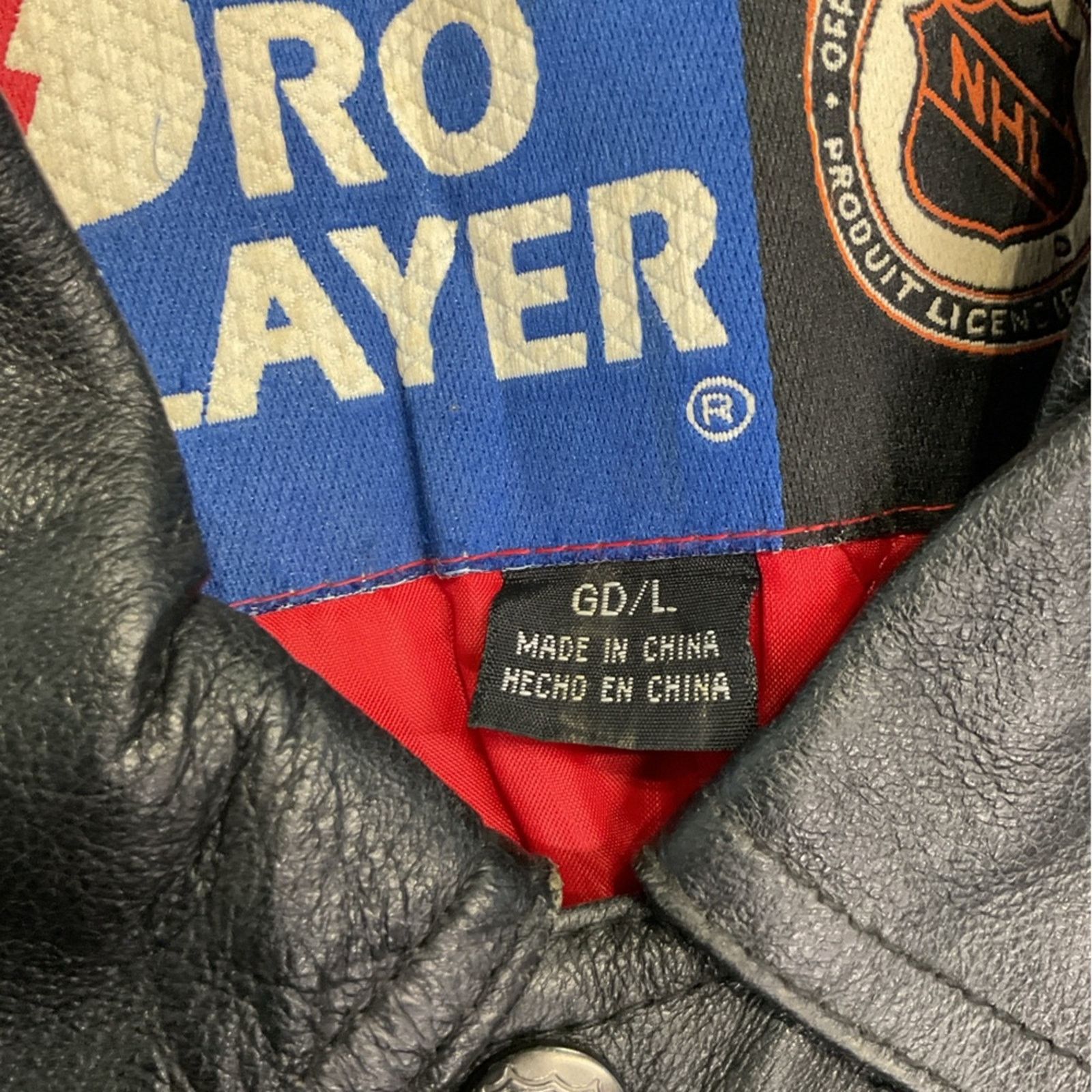 Pro Player Vintage 90’s Pro Player Red Wings Leather Jacket Size US L / EU 52-54 / 3 - 4 Thumbnail