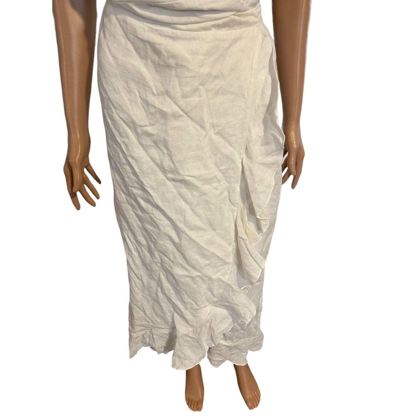J.McLaughlin J.McLaughlin Emilia Linen Maxi Dress Size: S NWT Size S / US 4 / IT 40 - 8 Thumbnail