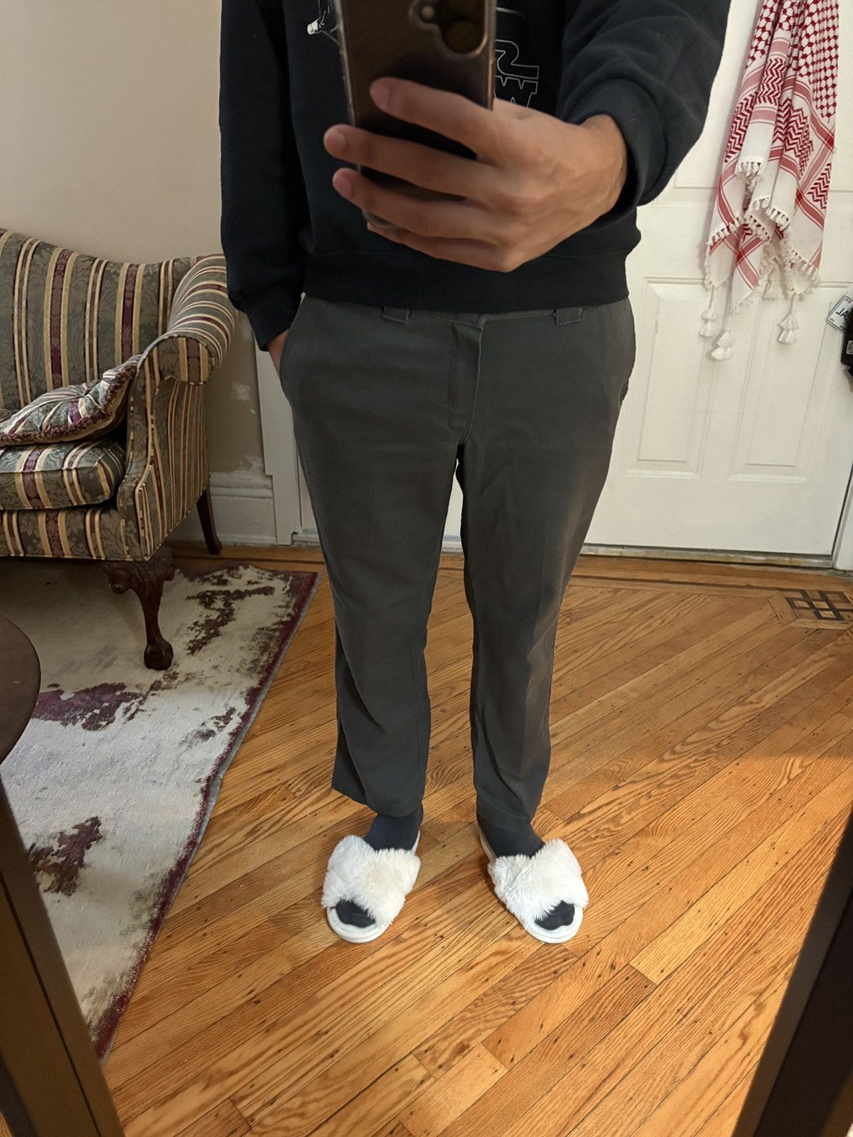 Dickies grey slim fit 874 dickies stretch Size US 33 - 2 Thumbnail