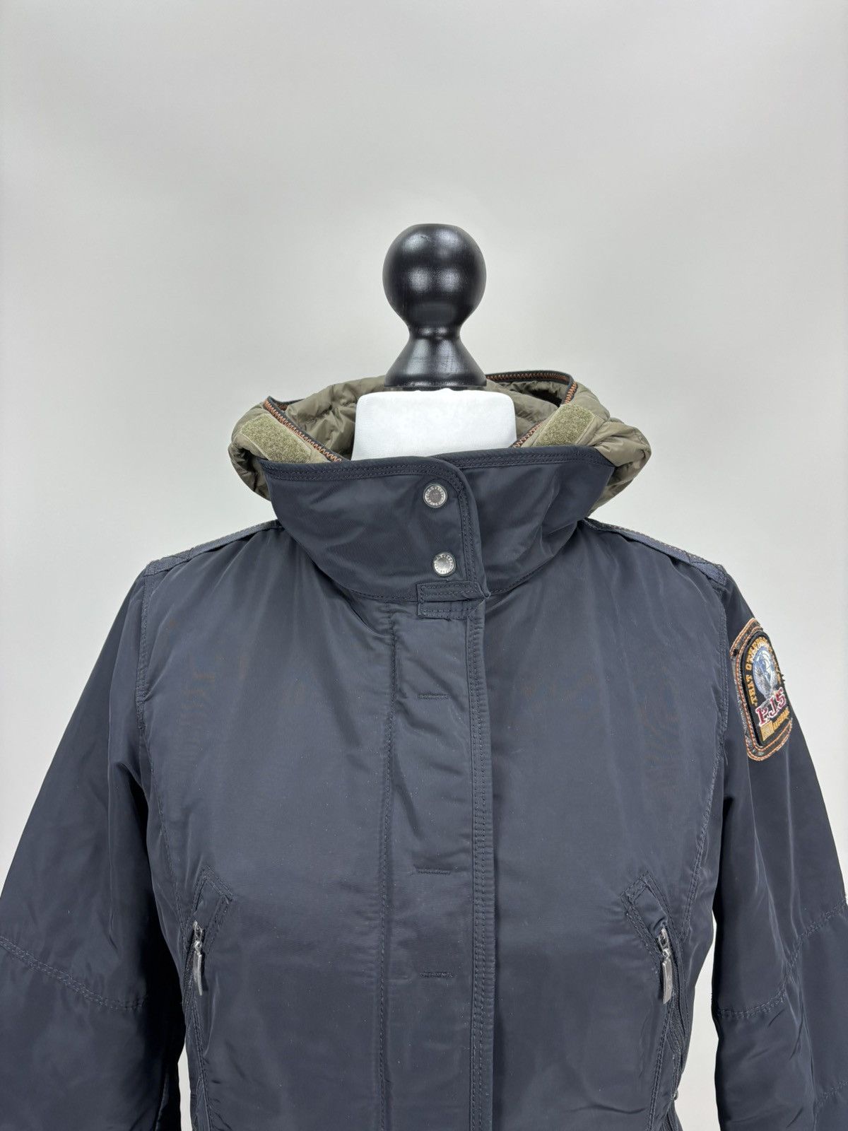 Parajumpers Womens jacket parka Parajumpers Size M Color Blue Size M / US 6-8 / IT 42-44 - 3 Thumbnail