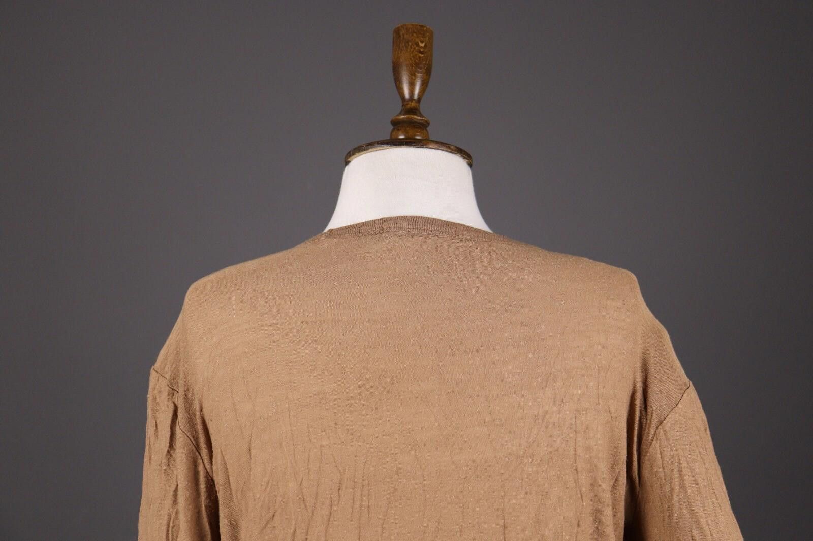 Alexander Wang T Alexander Wang Brown Long Sleeve Blouse Shirt Size L Size L / US 10 / IT 46 - 6 Thumbnail