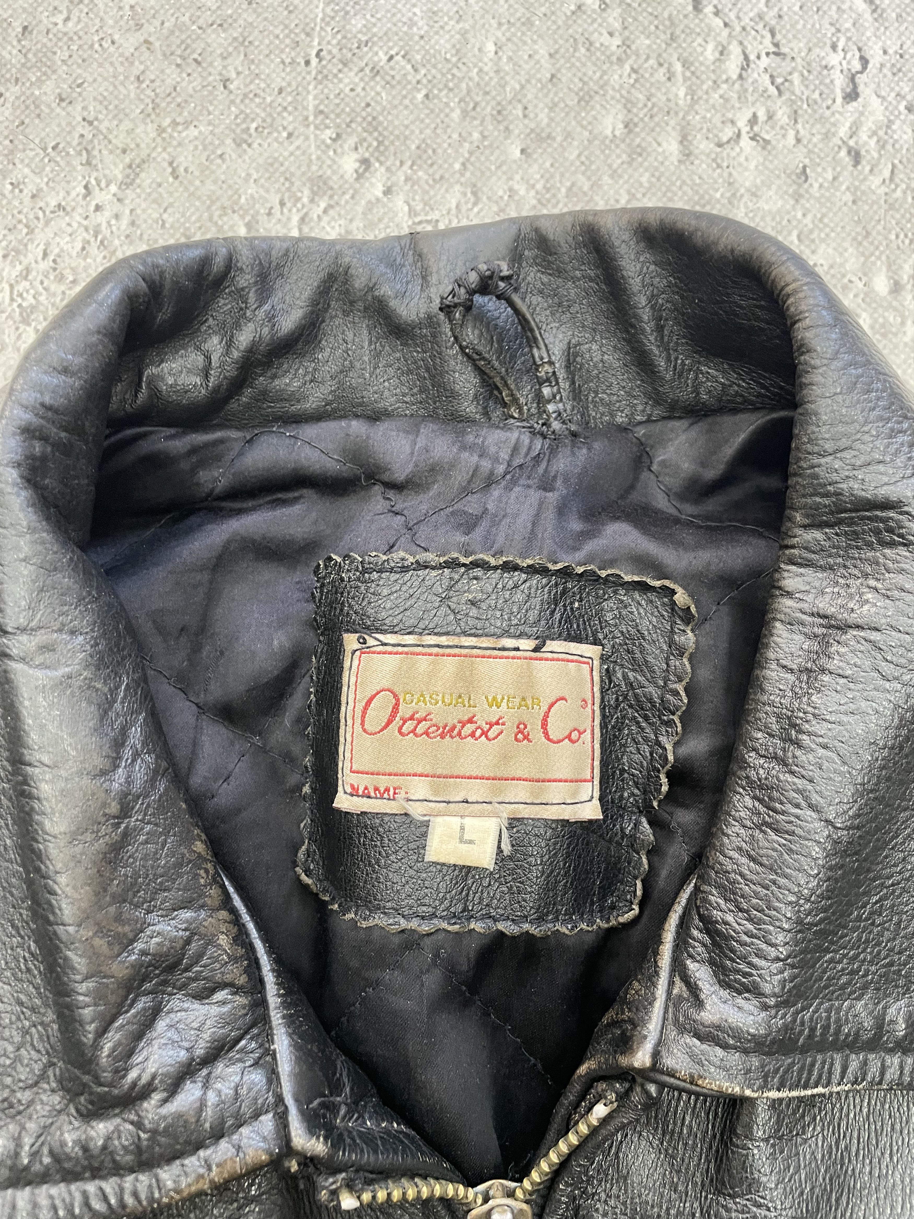 Harley Davidson Avant garde cropped bomber leather retro hype diesel style Size US L / EU 52-54 / 3 - 10 Thumbnail
