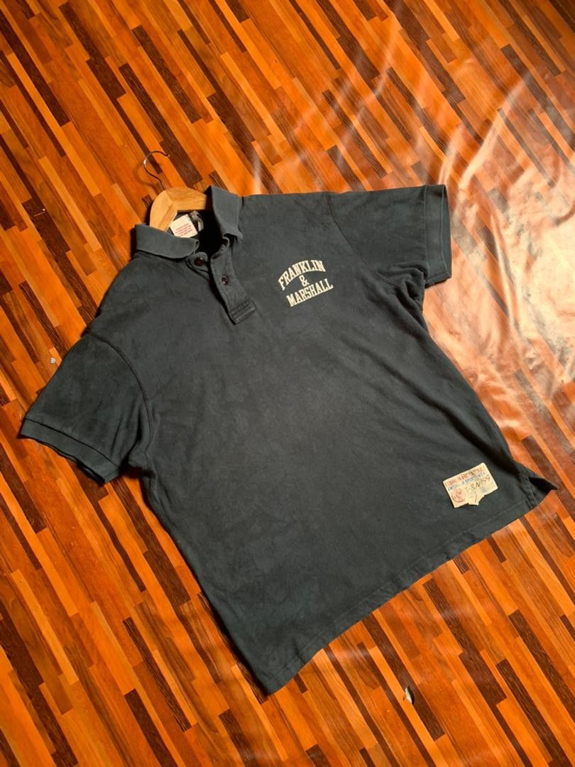 Franklin & Marshall e30 Franklin Marshall Marin Polo Shirt made in Italy Size US XL / EU 56 / 4 - 14 Thumbnail