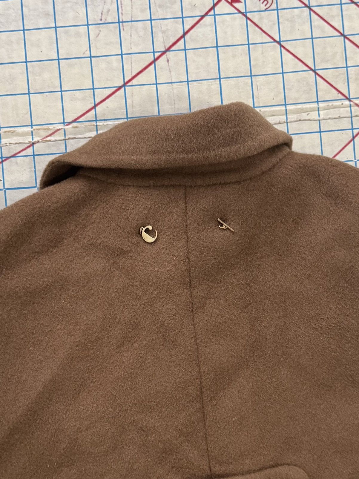 Carven × Designer Carven Women’s Wool Long Coat Brown Size 38 Size S / US 4 / IT 40 - 14 Thumbnail