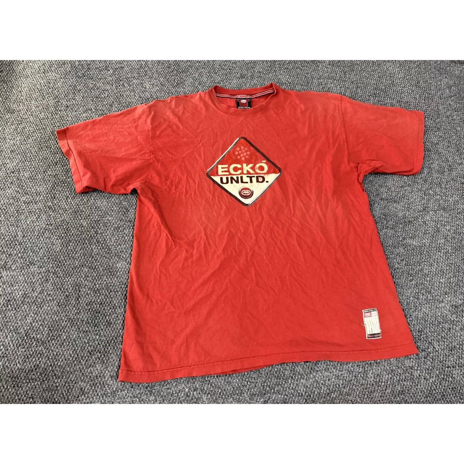 Ecko Unltd. Ecko Unltd. Shirt Mens 2XL Red Diamond Logo Graphic Tee T-Shirt Vintage Size US XXL / EU 58 / 5 - 2 Thumbnail